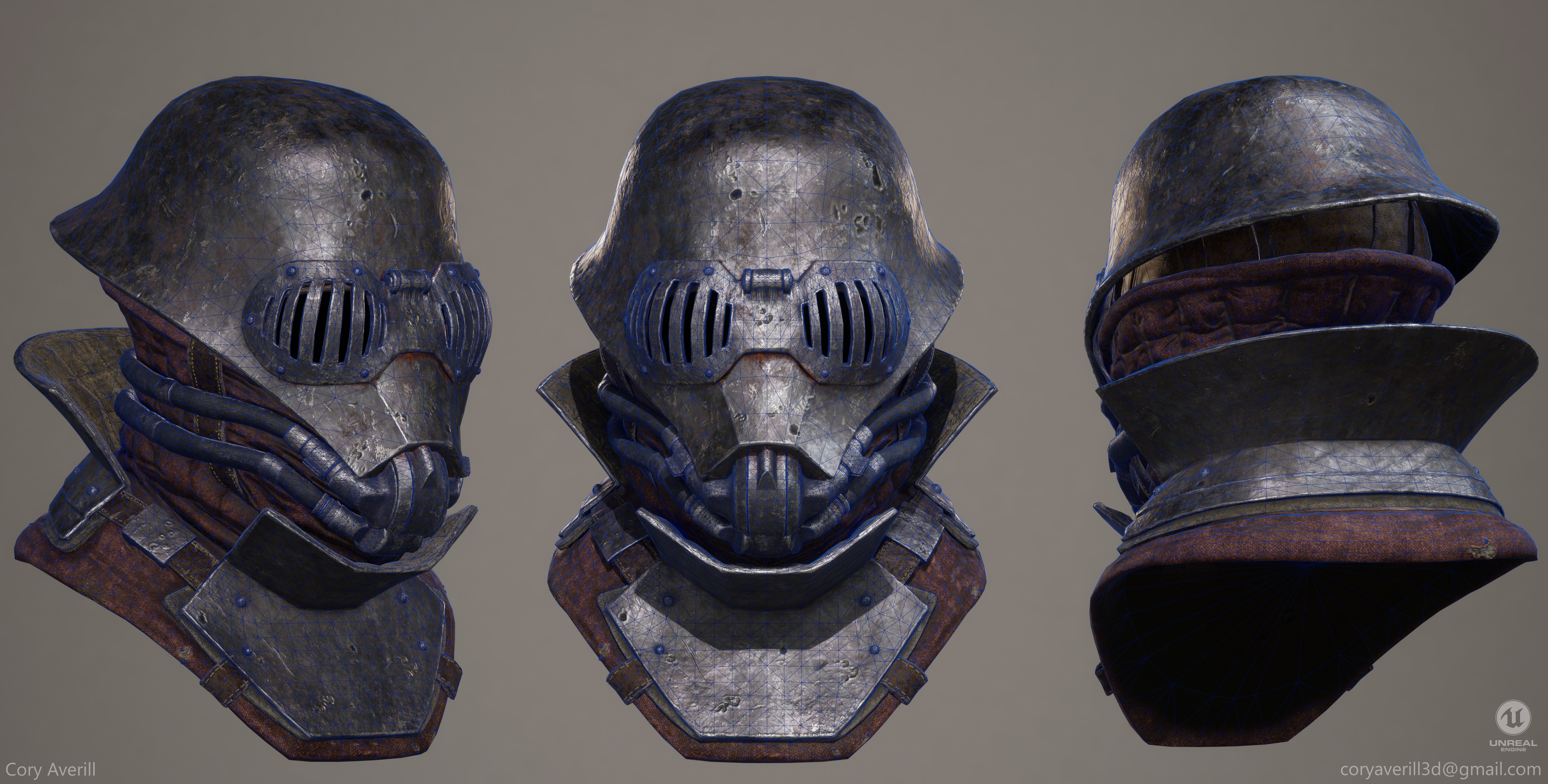 Helmet is 25k tris