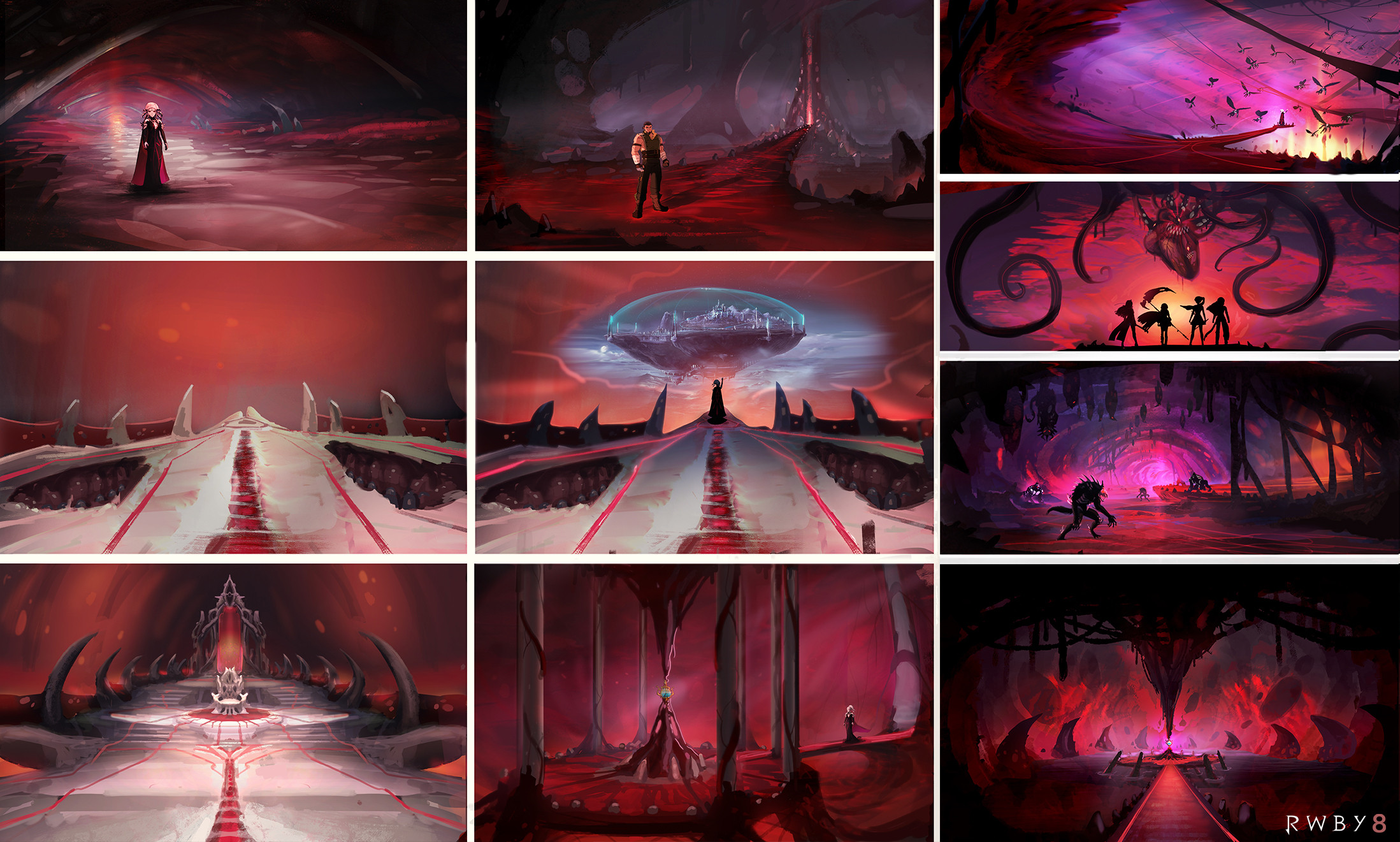 my early exploration thumbnails.