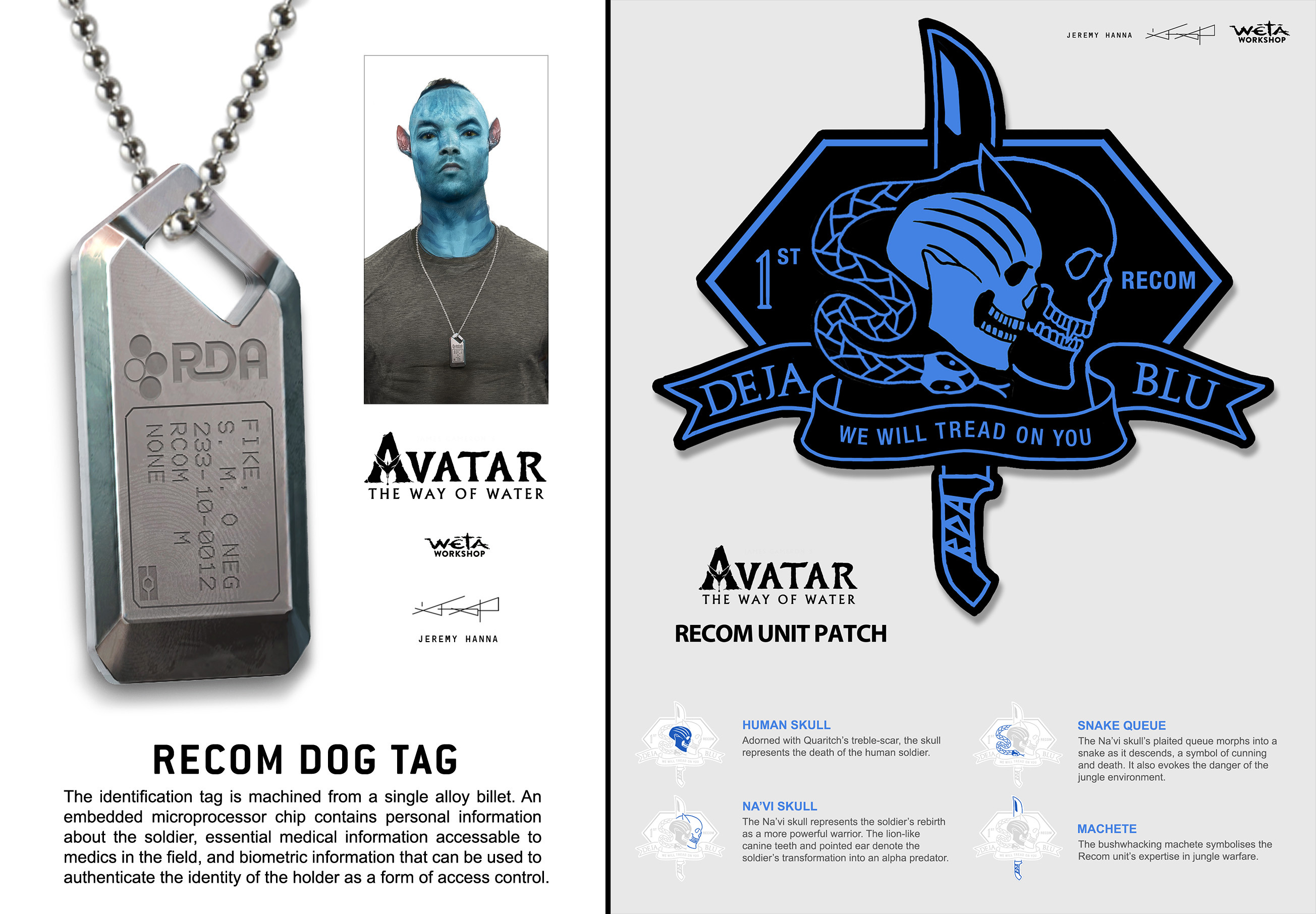 Dog tag + Unit patch
Artist: Jeremy Hanna