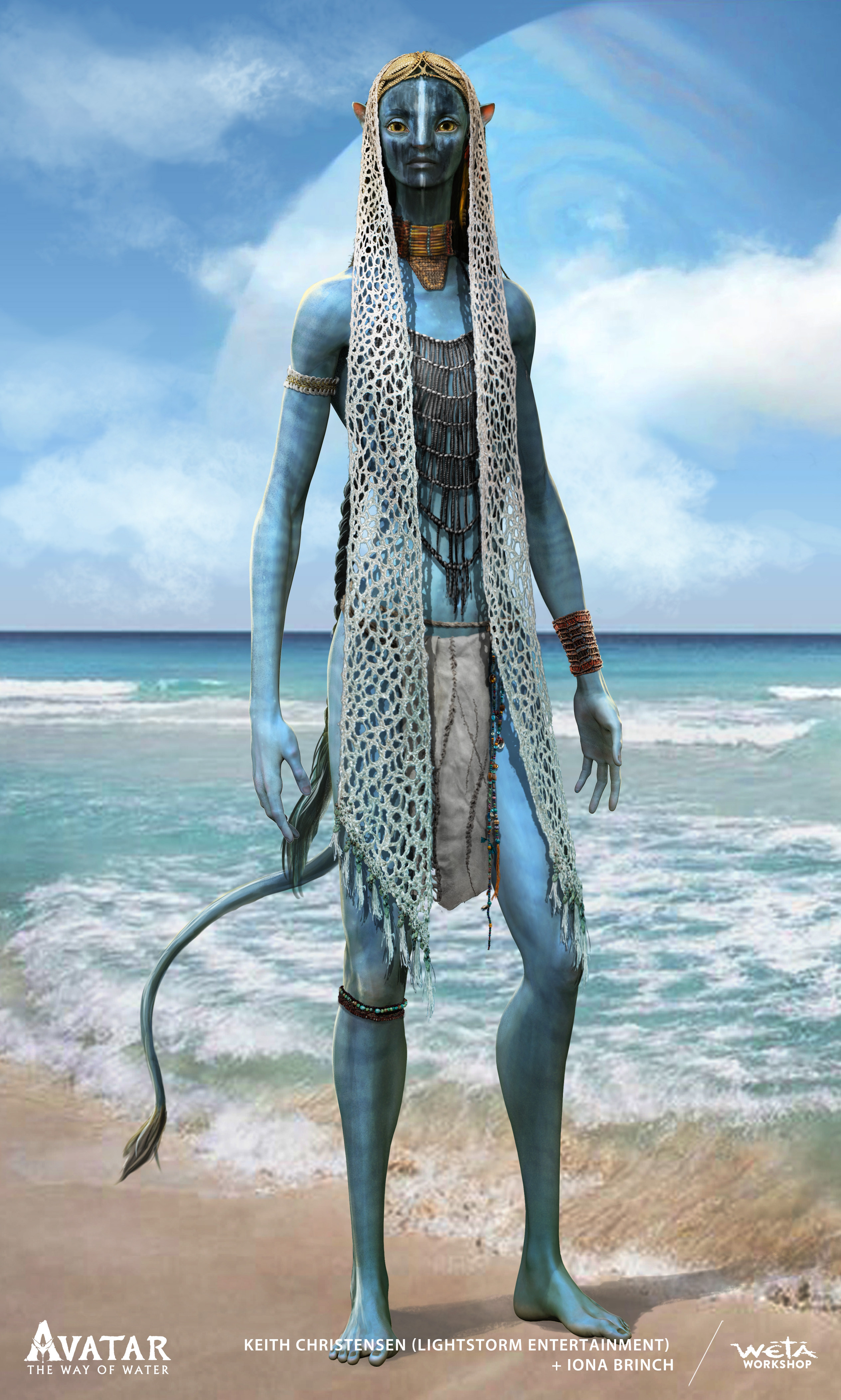Neytiri funeral costume 
Artists: Keith Christensen (Lightstorm Entertainment) + Iona Brinch