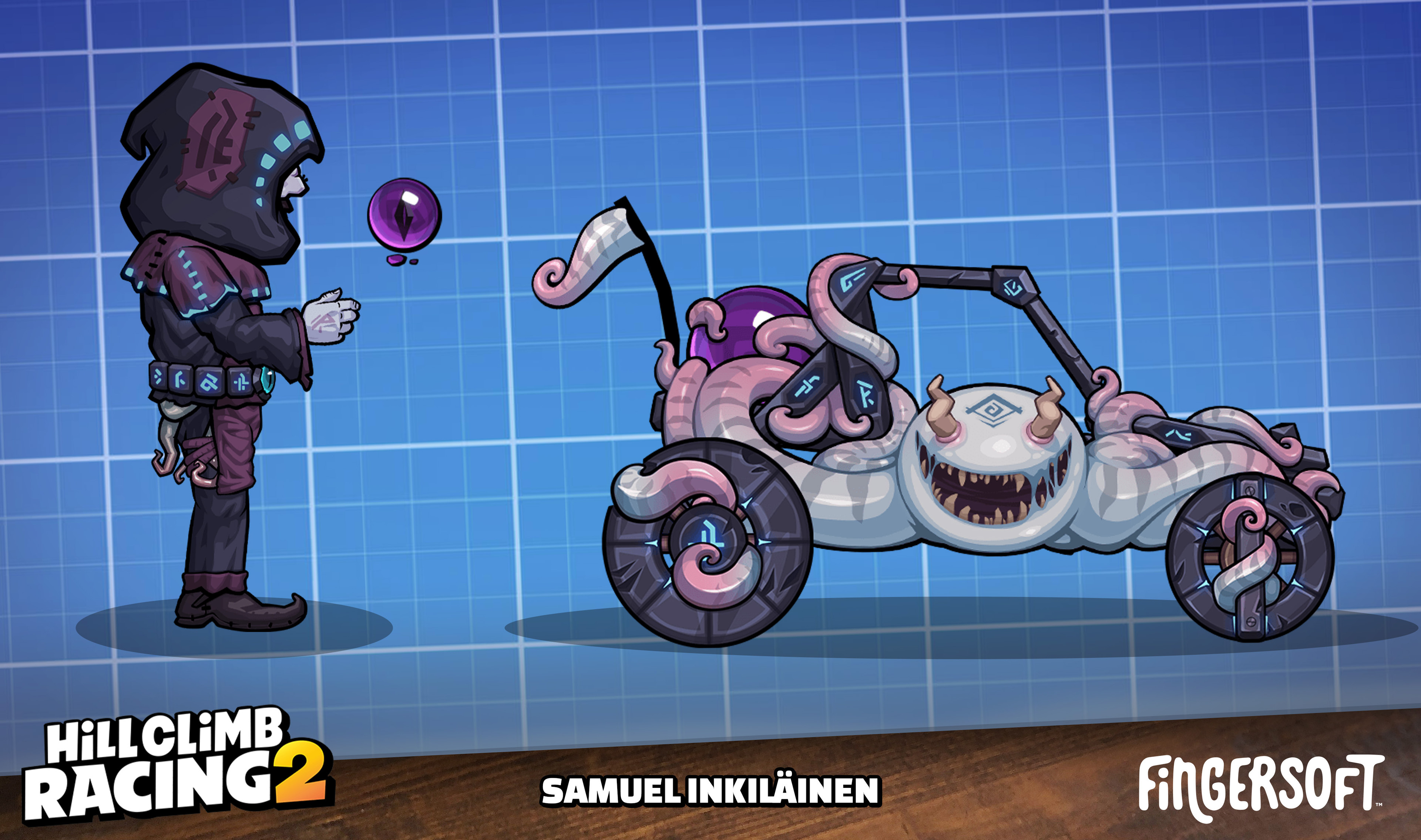 Carlock character and a vehicle paint for Dune Buggy - vehicle.