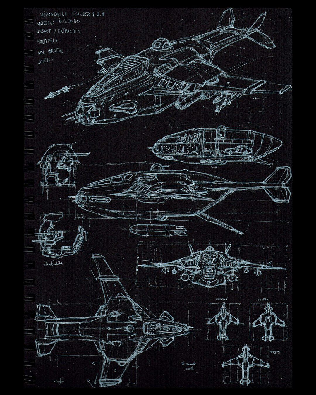 "Steel Swallow" traditional plan