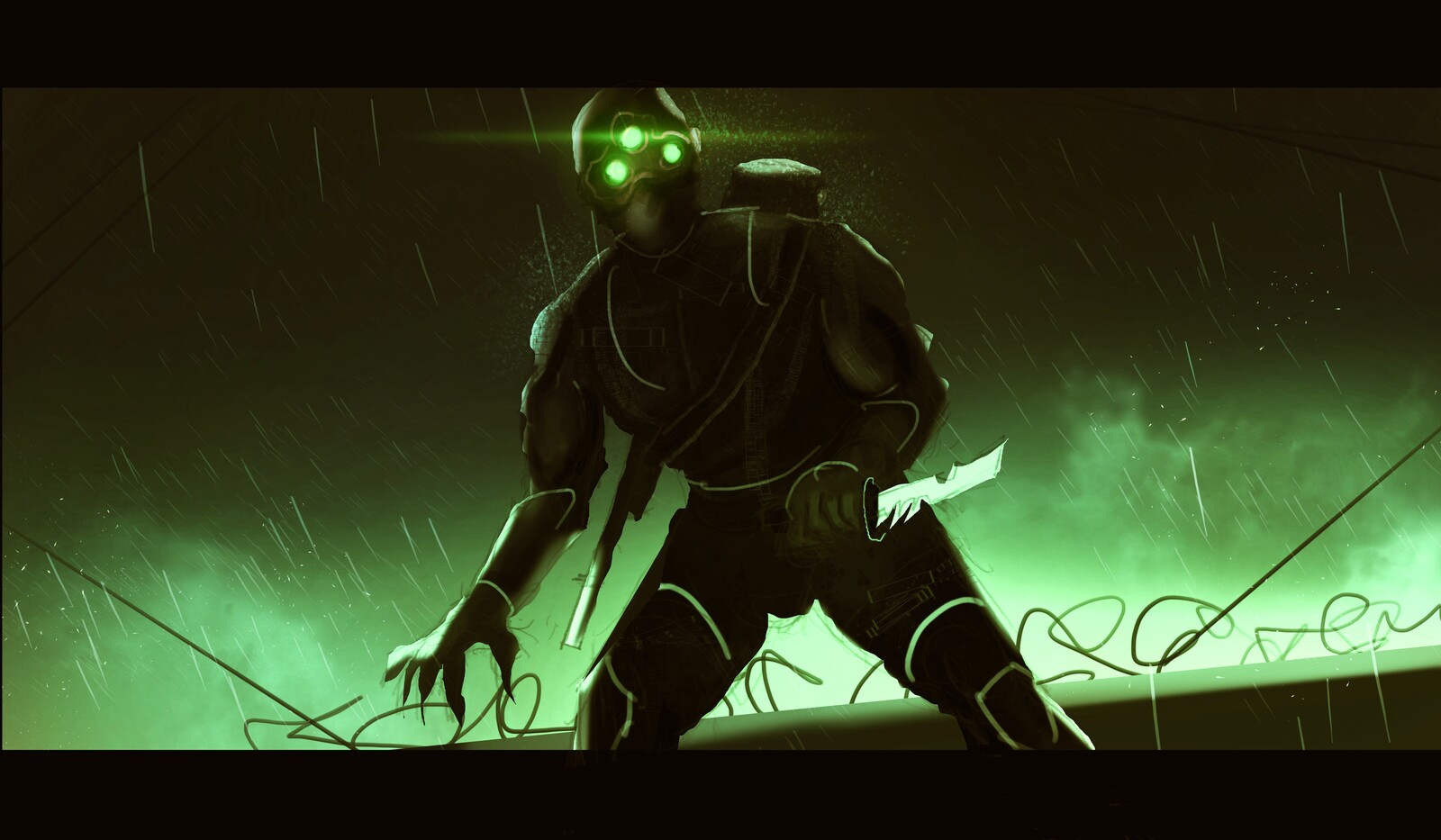 Fisher splinter cell 40 min speedpaint