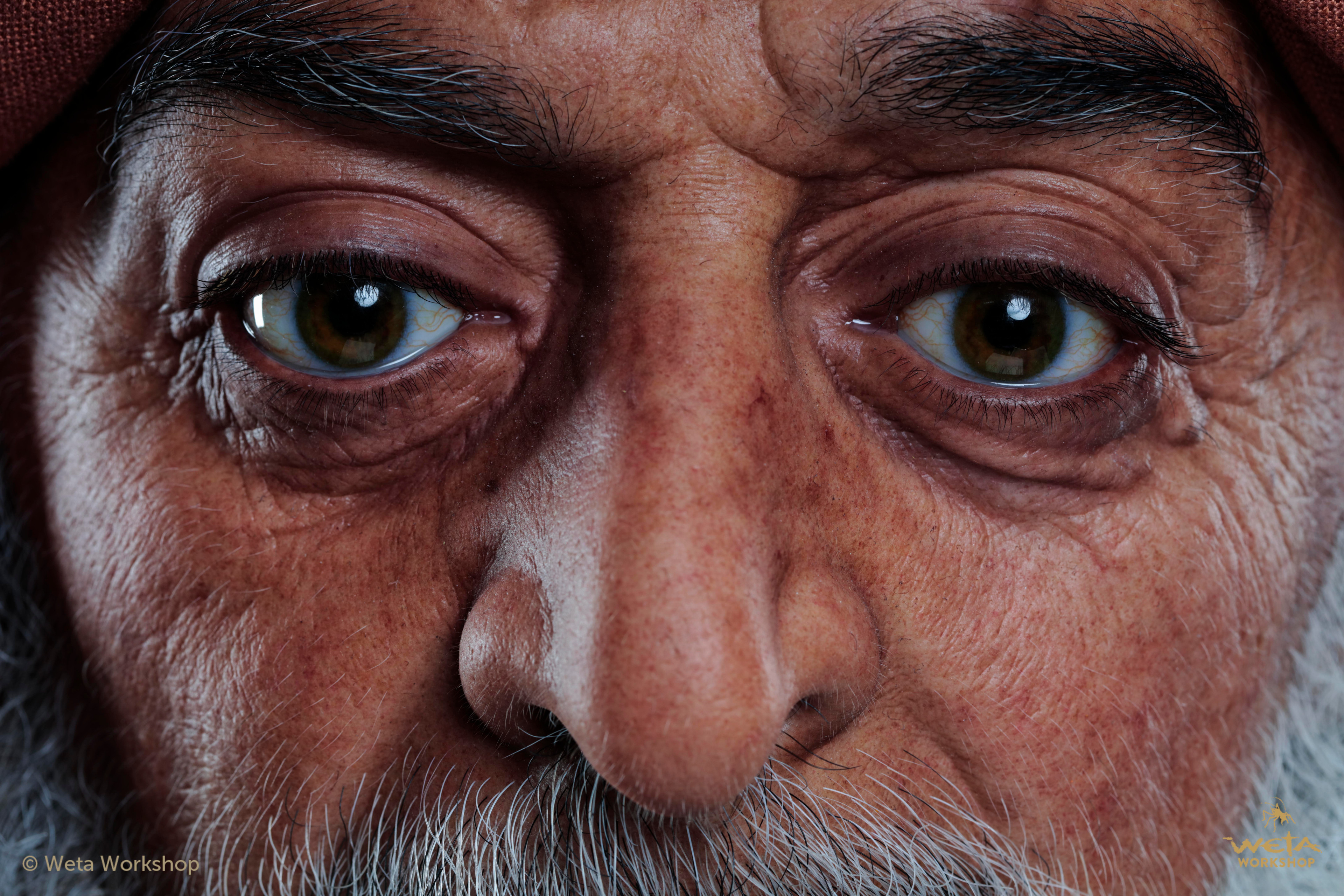 These are my favourite eyes I've made. The hazel colouring takes full advantage of the J750's capabilities.