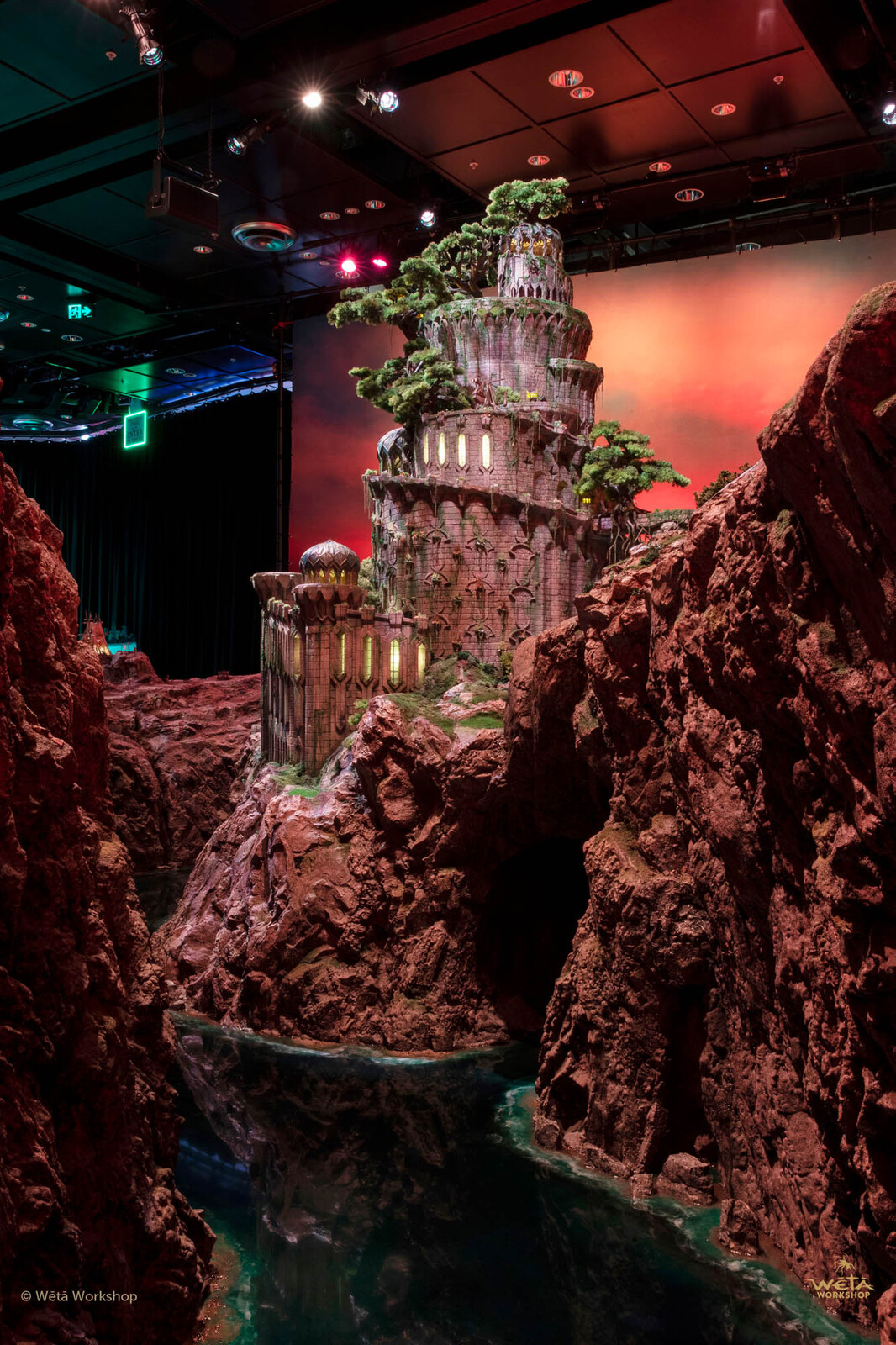 The castle at home in the Unleashed experience in Auckland. 
