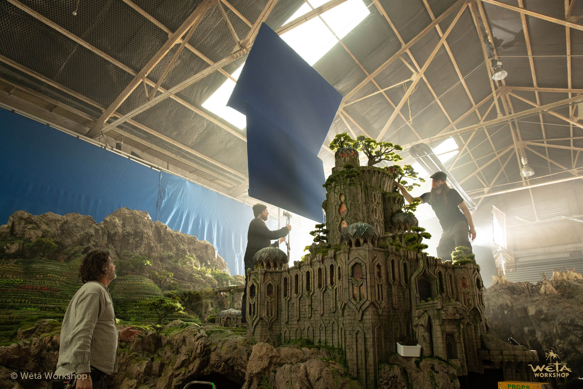 The team did an amazing job transforming the castle from 3D print to final product.