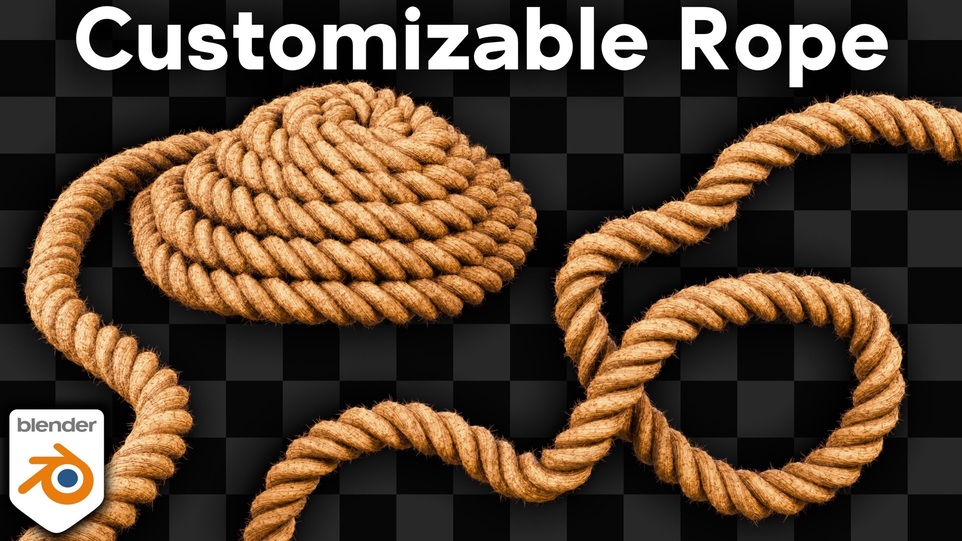 Ryan King - Customizable Rope - Geometry Nodes (Blender Tutorial)