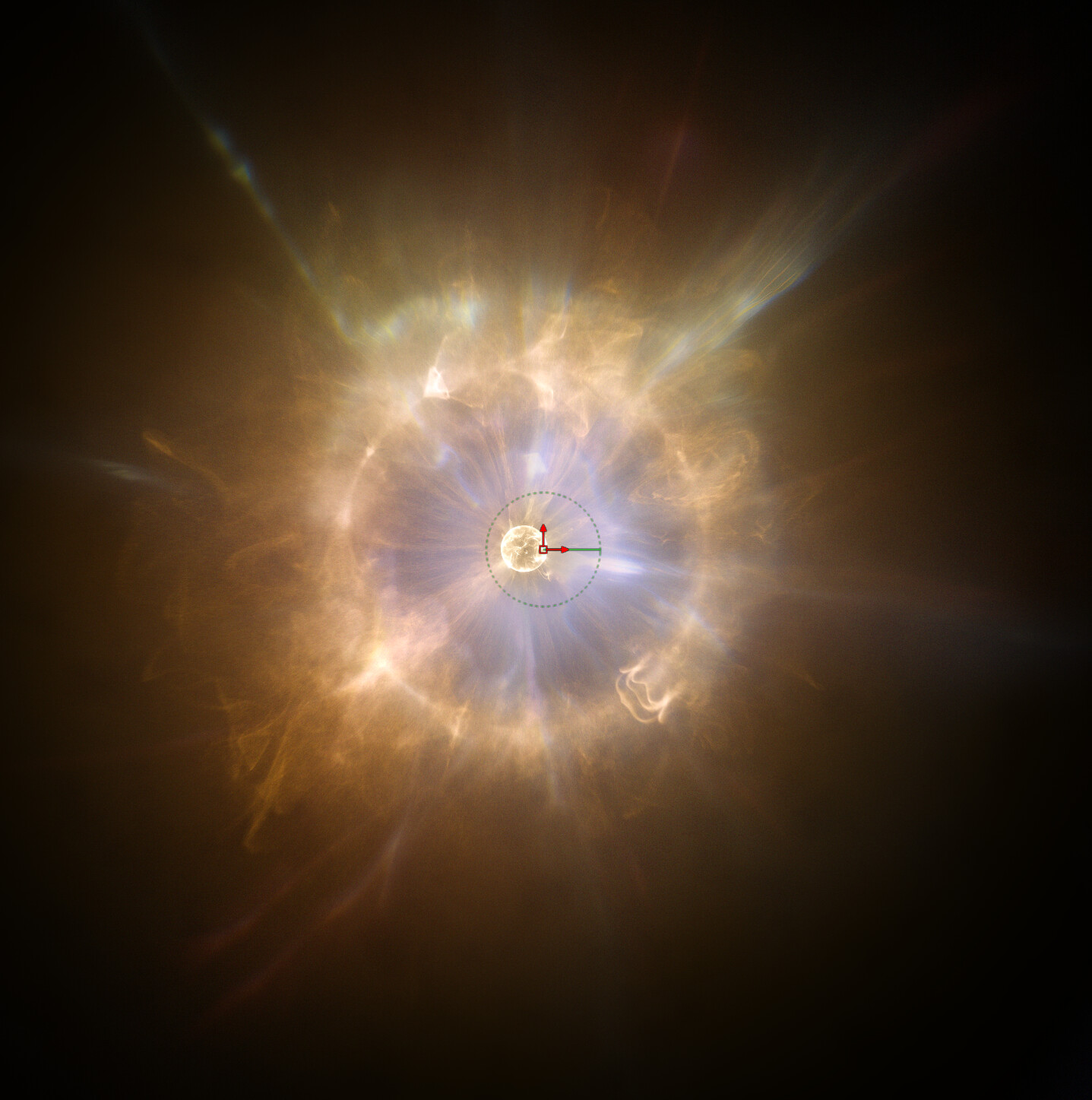 Supernova is done using Geo Nodes in Blender with some Comp magic in Fusion