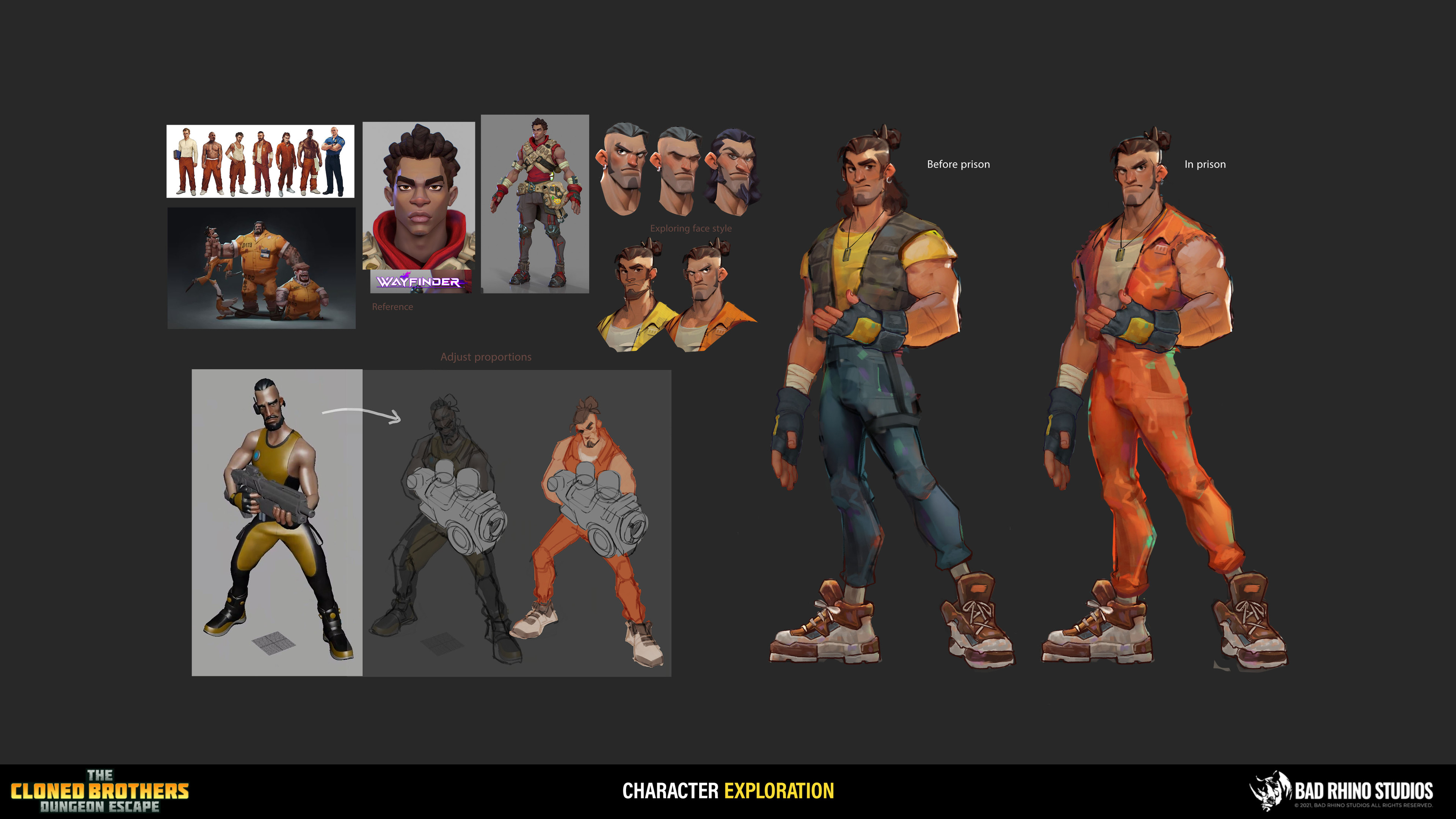 The Characters were re-designed since the new Art Direction I established.