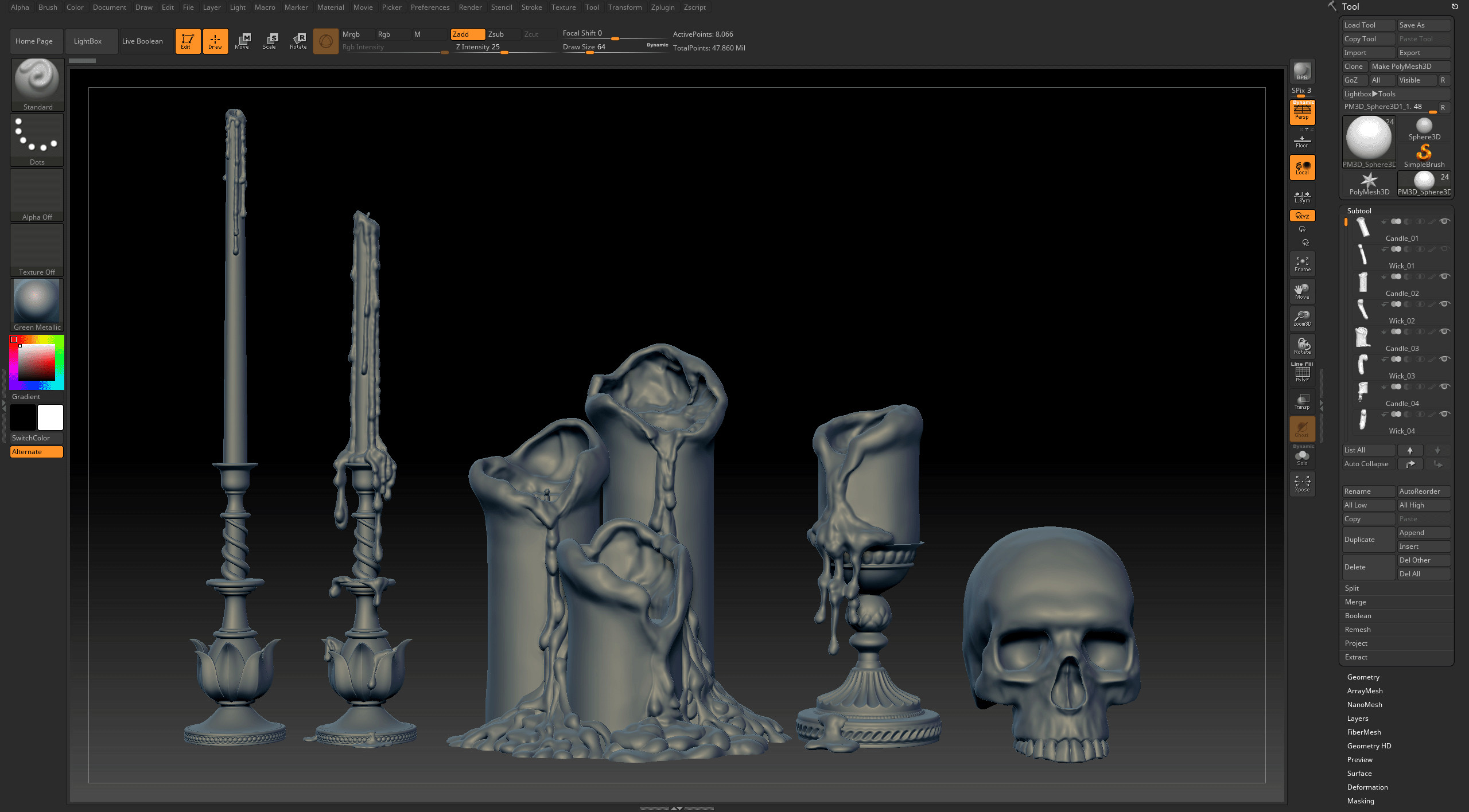 ZBrush sculpts