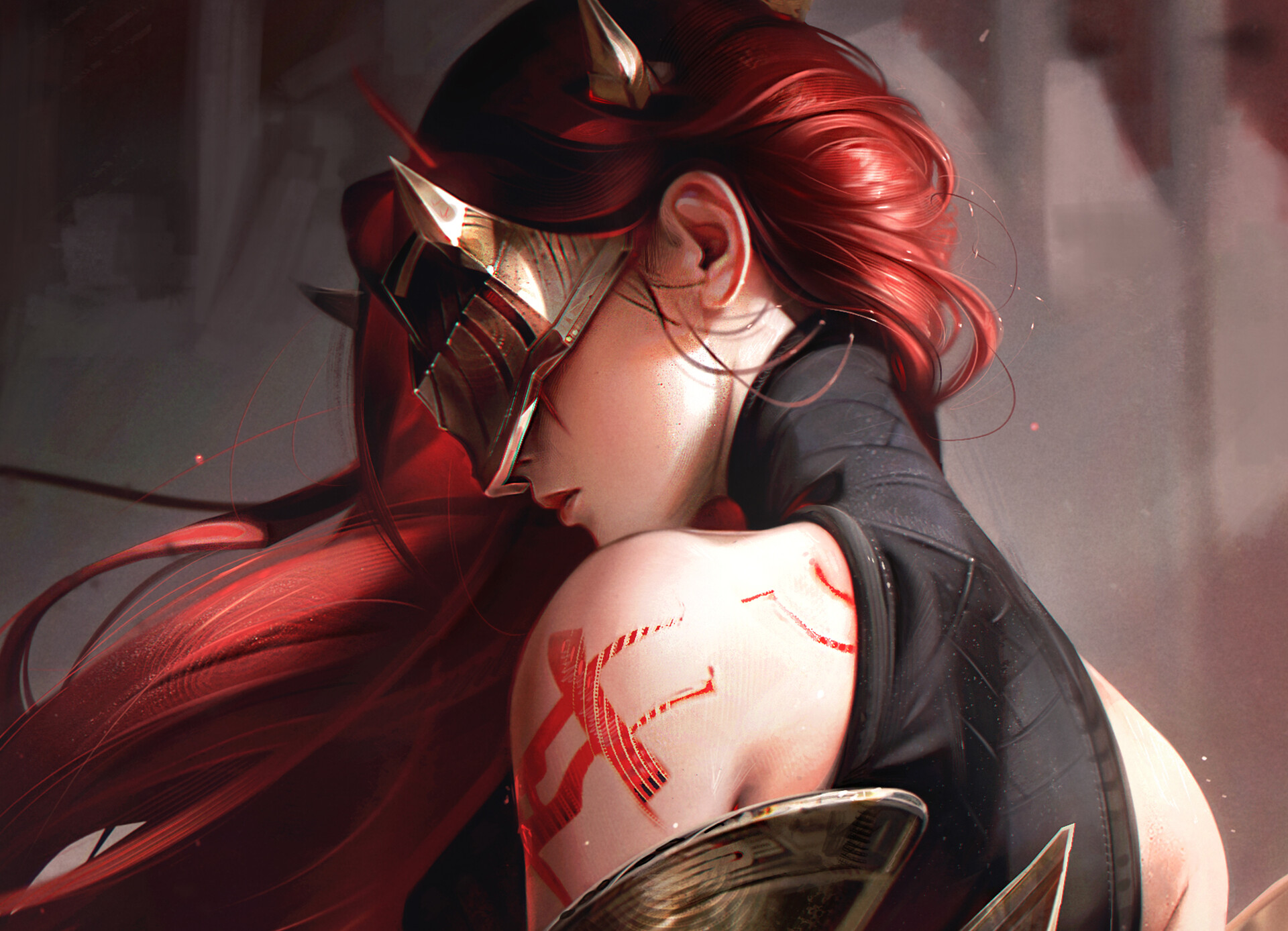 ArtStation - Chosen of the Wolf Katarina, image size:1920x1388