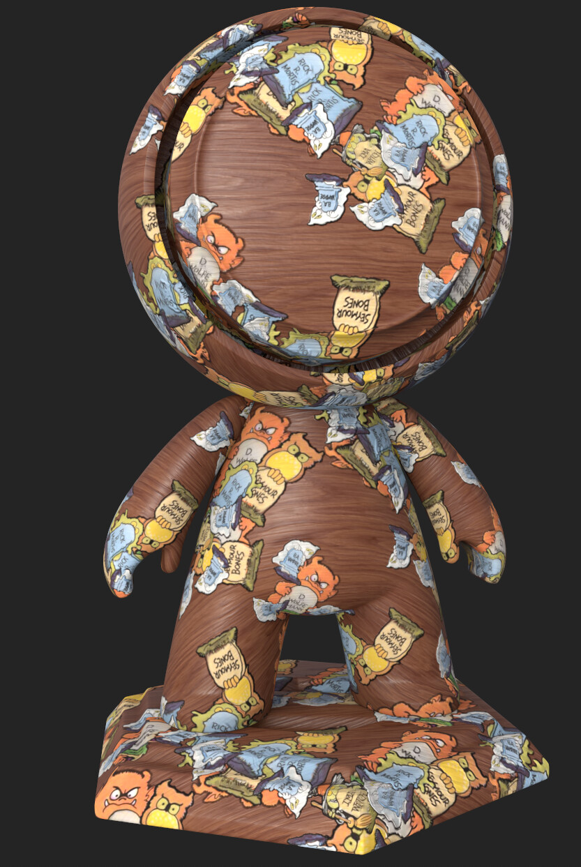 Sticker Generator- Substance Designer Material