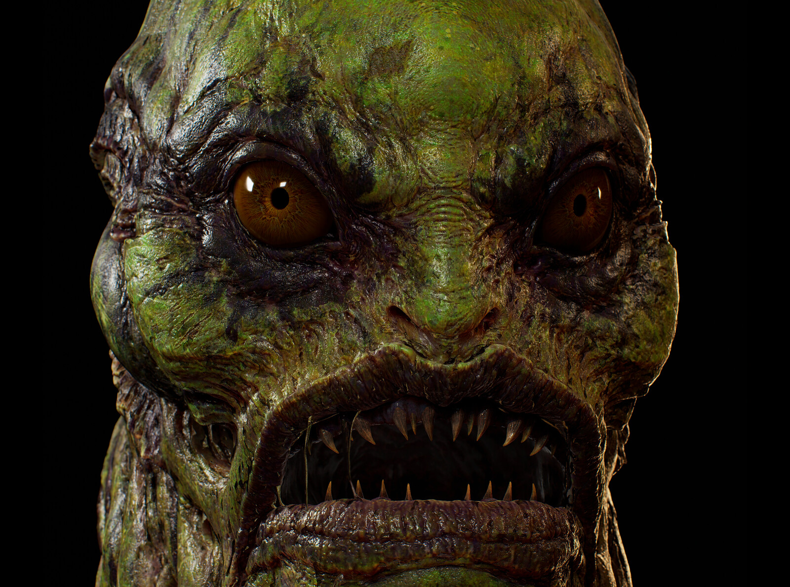 Ocean Man bust, UE5, Realtime