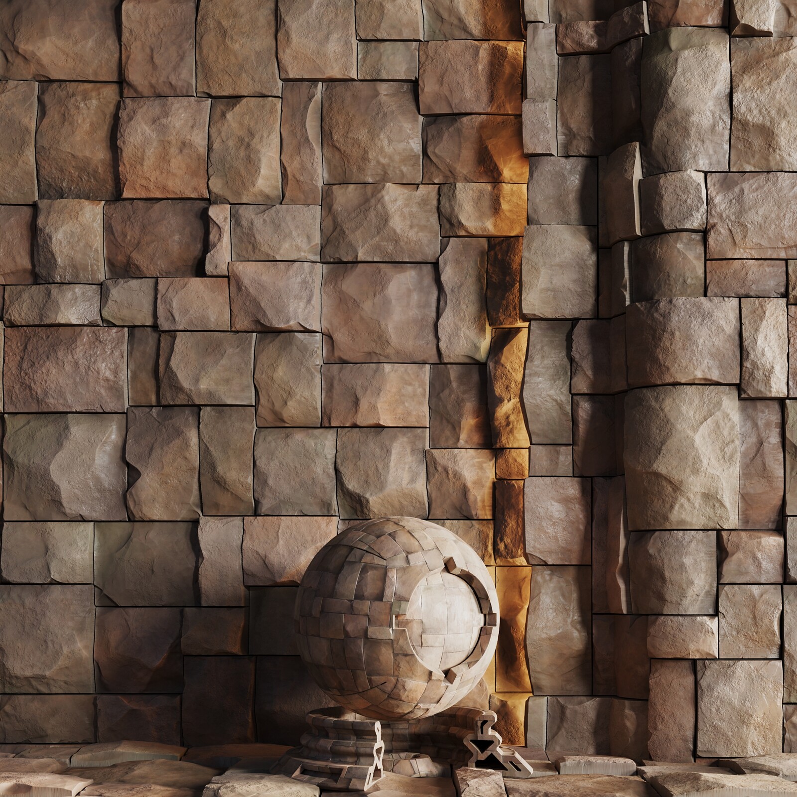Substance Designer | Stone Field | PBR | 4K