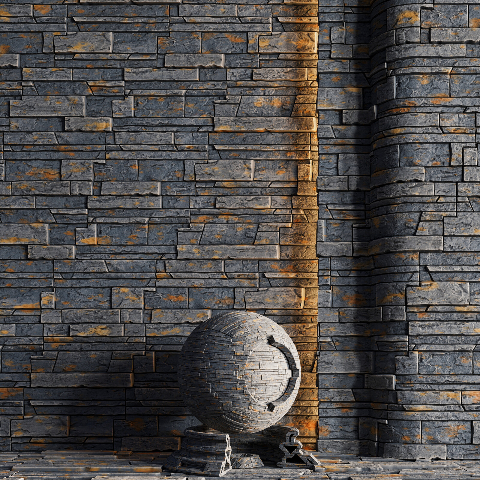 Substance Designer | Stone Field | PBR | 4K