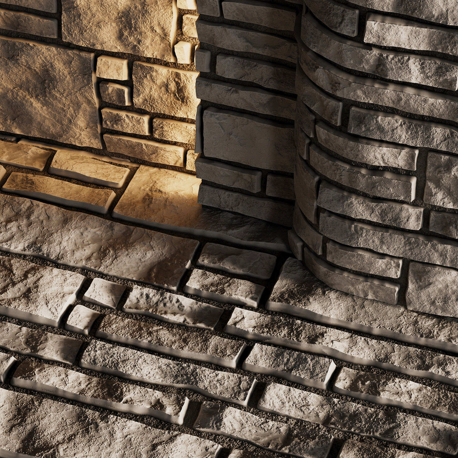 Substance Designer | Stone Field | PBR | 4K