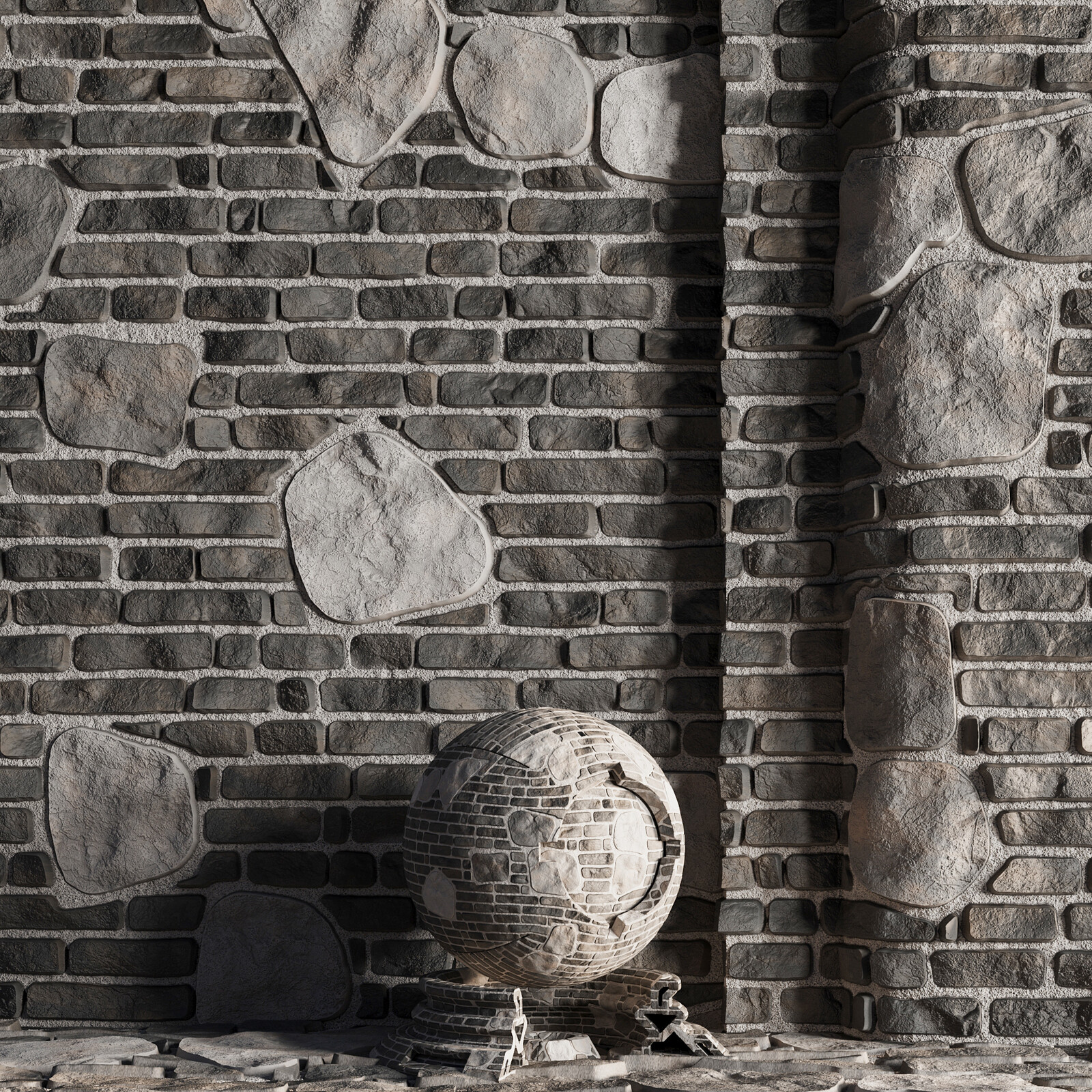 Substance Designer | Stone Field | PBR | 4K