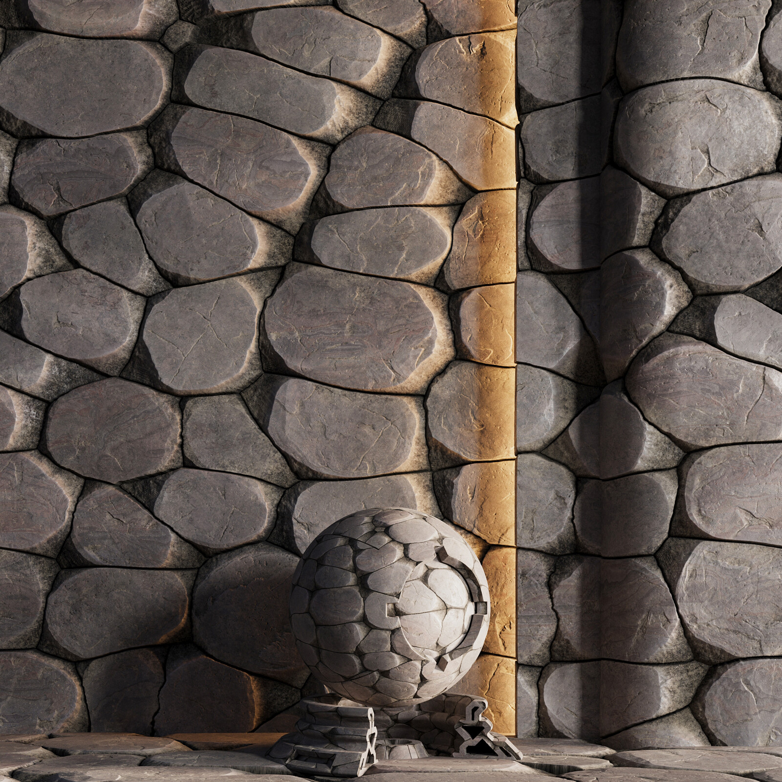 Substance Designer | Stone Field | PBR | 4K