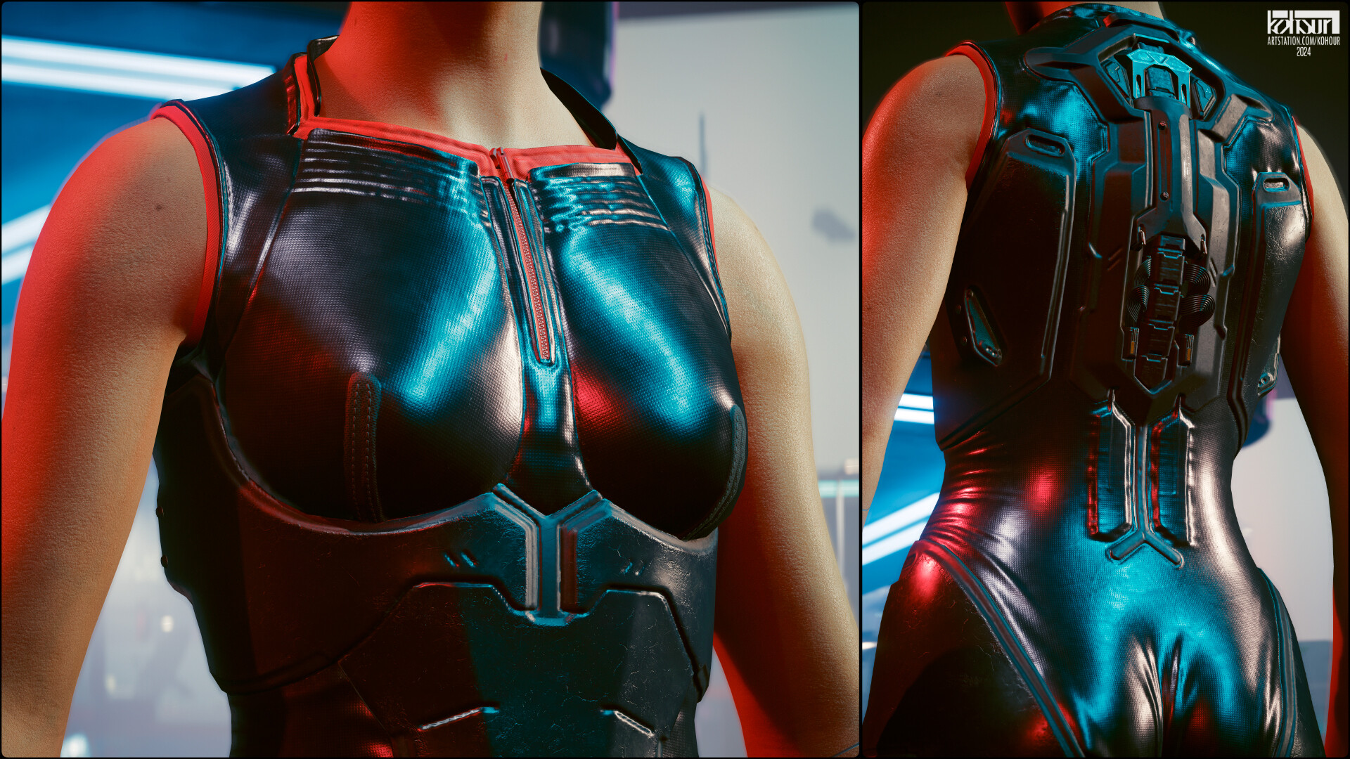 ArtStation - CYBERPUNK 2077 Edgerunners' Sasha's outfit mod