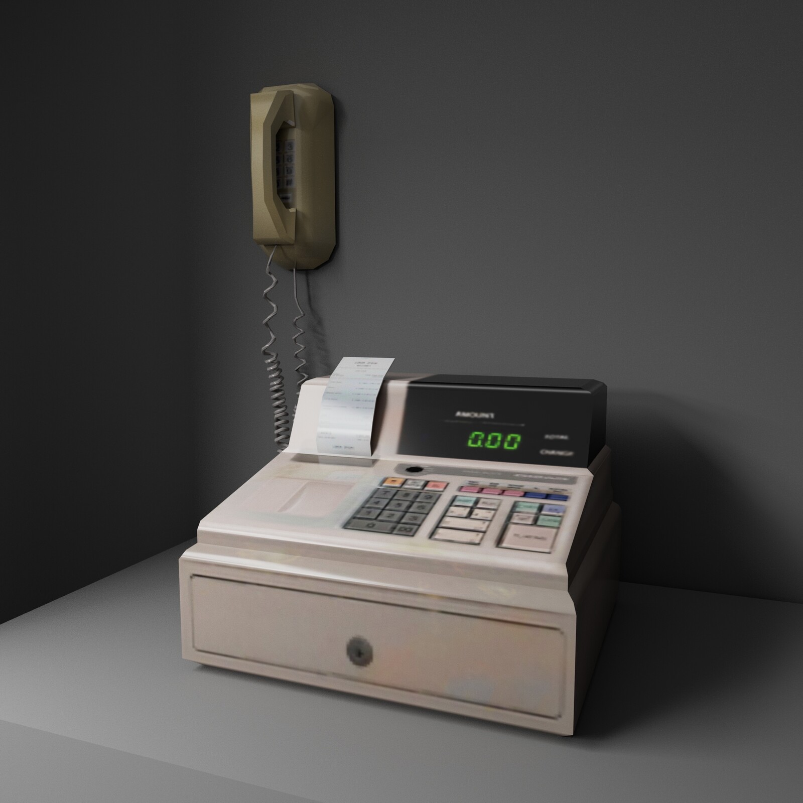 BEST BBQ - Work-in-Progress: Cash Register and Telephone