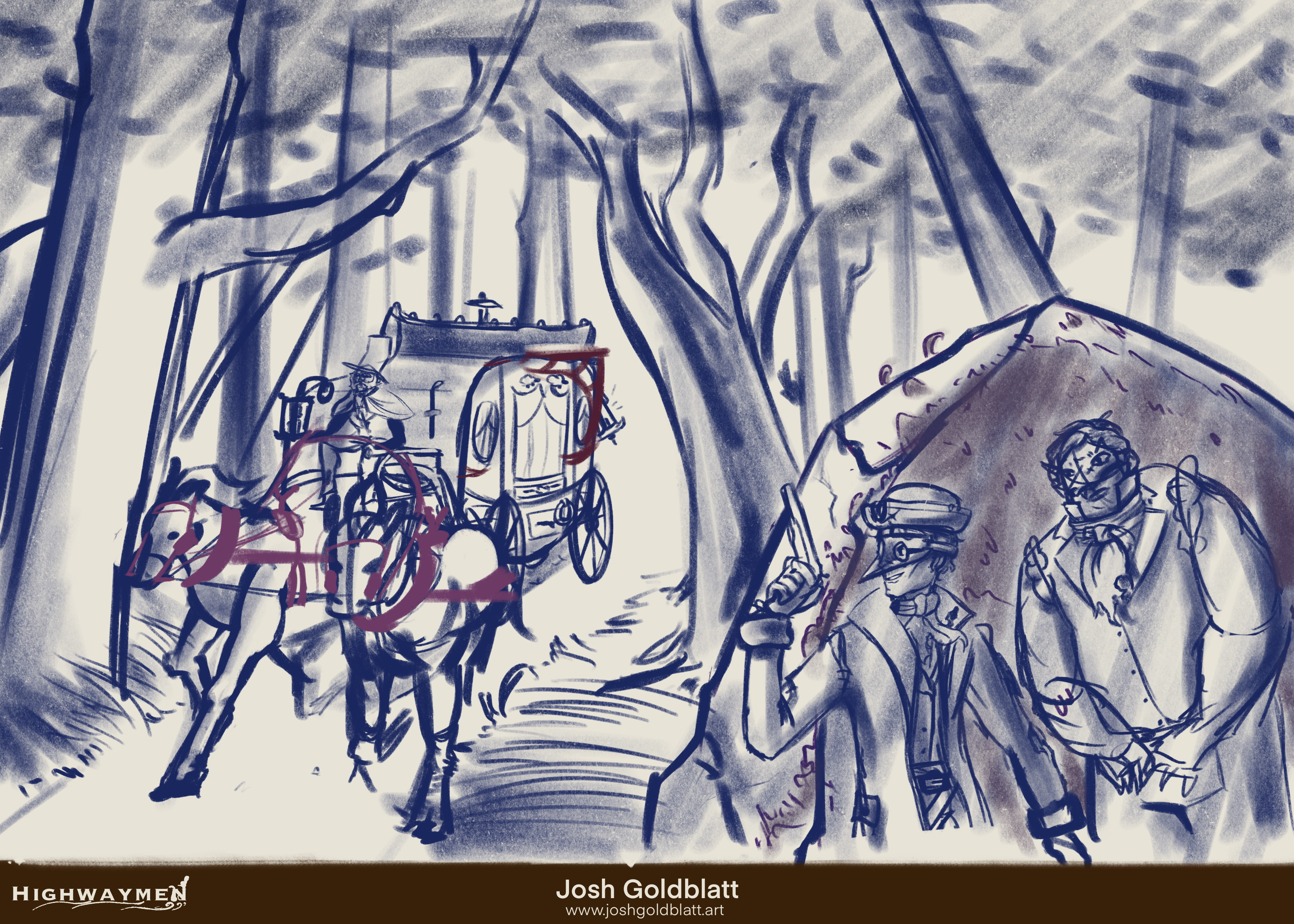 Blocking Sketch