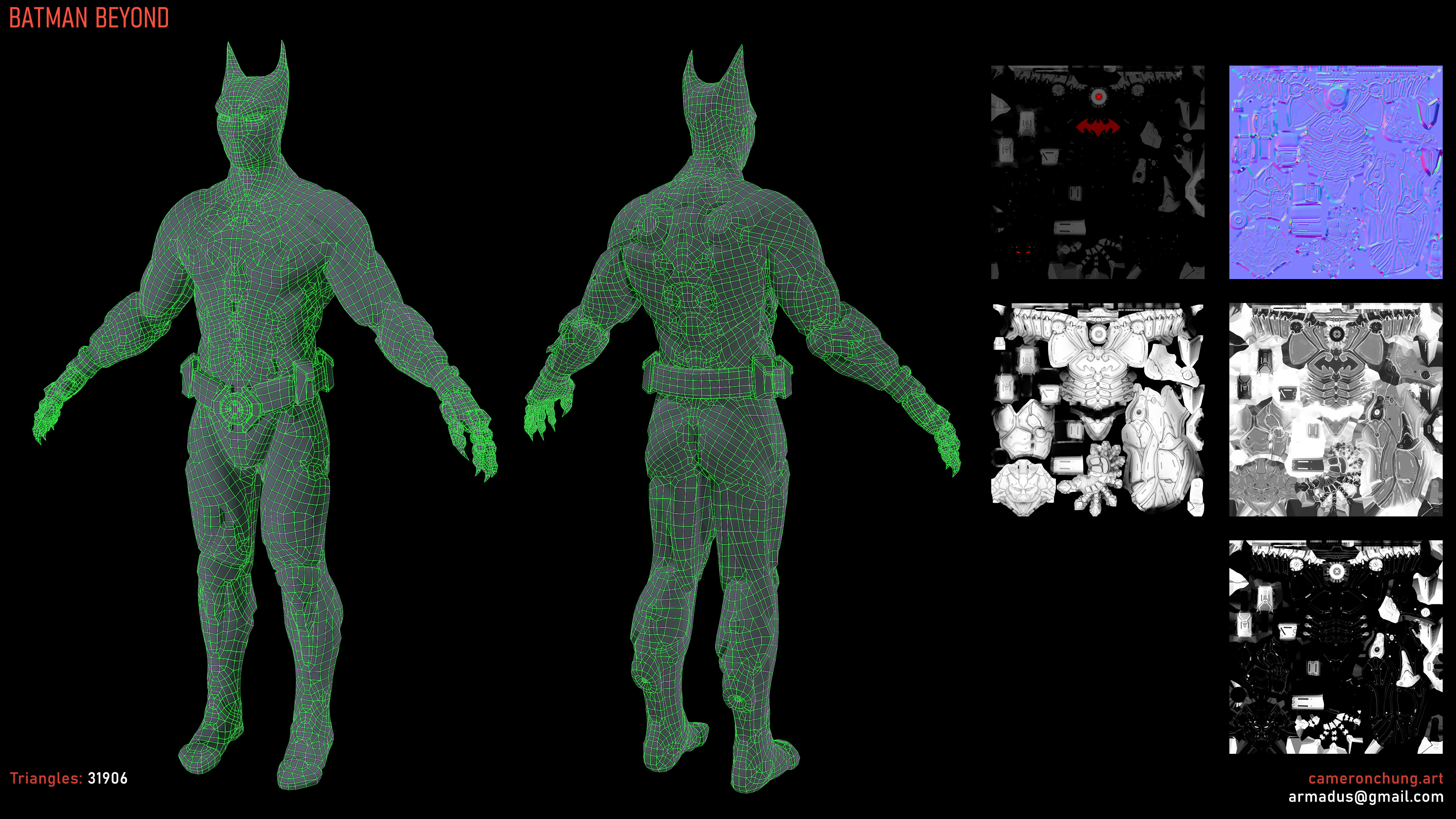 Batman Beyond - Wireframe &amp; Maps