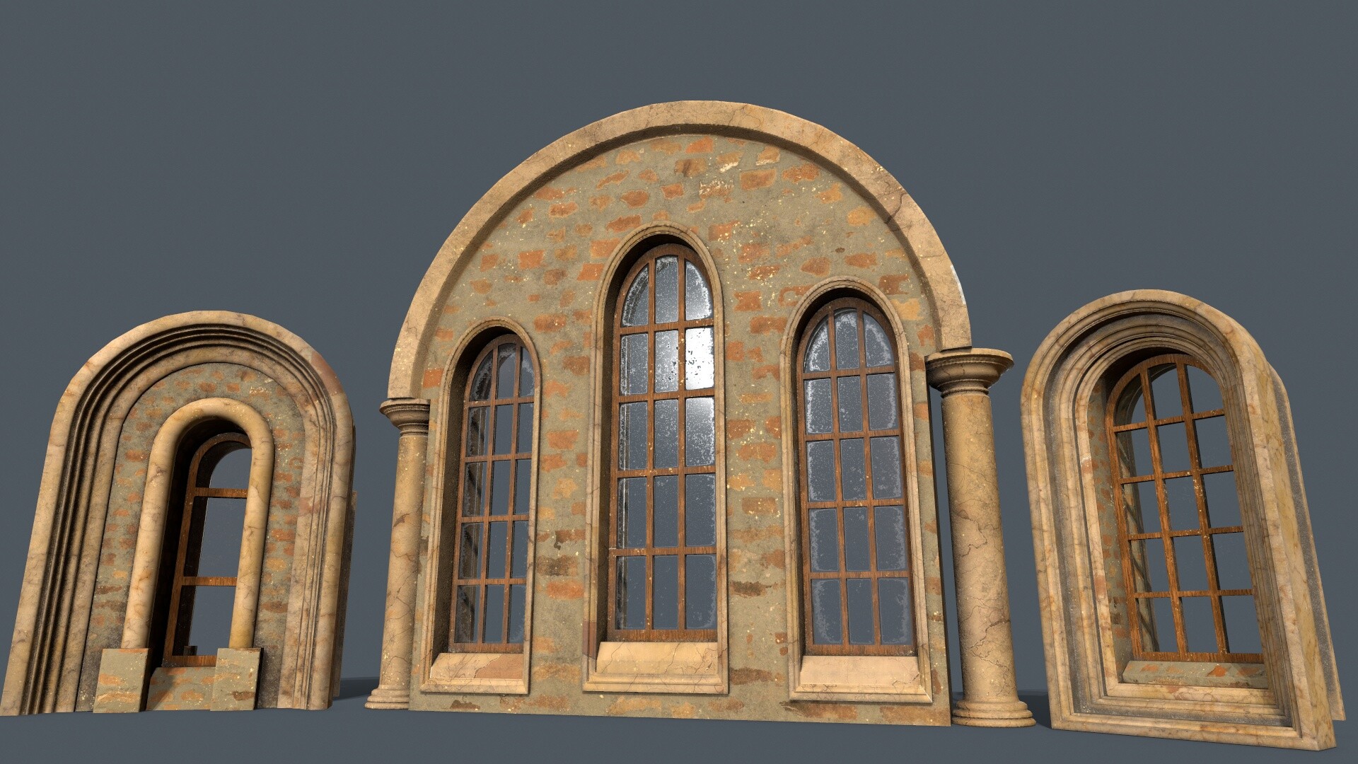 ArtStation - Medieval Window Set