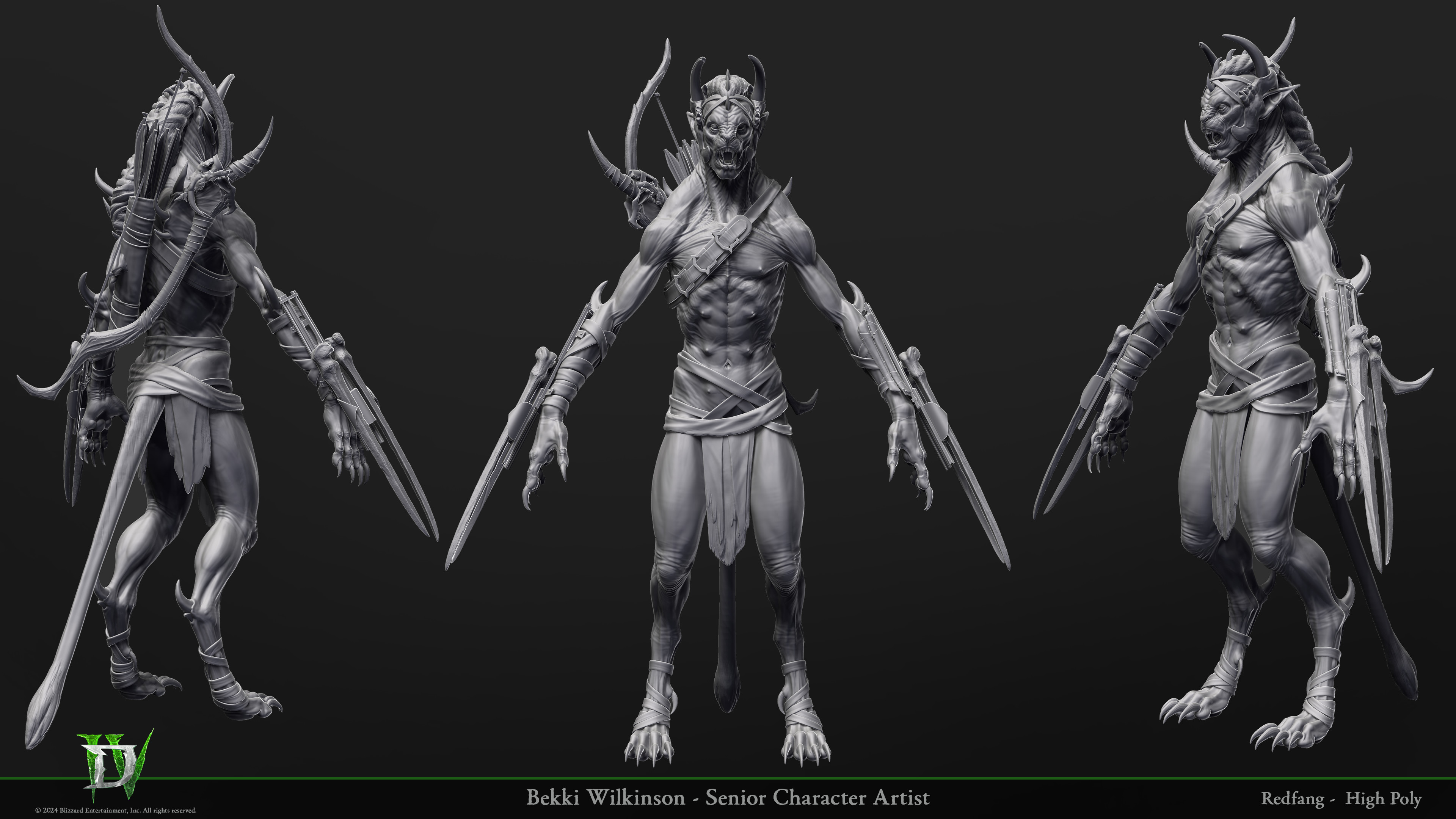 Redfang and Goredancer High Poly