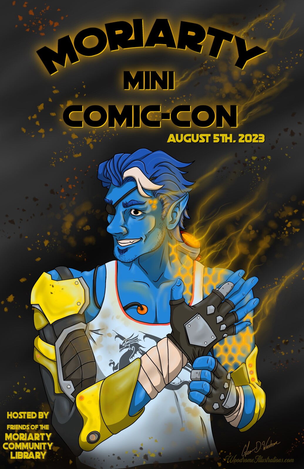 Moriarty Mini Comic Con 2023 Poster