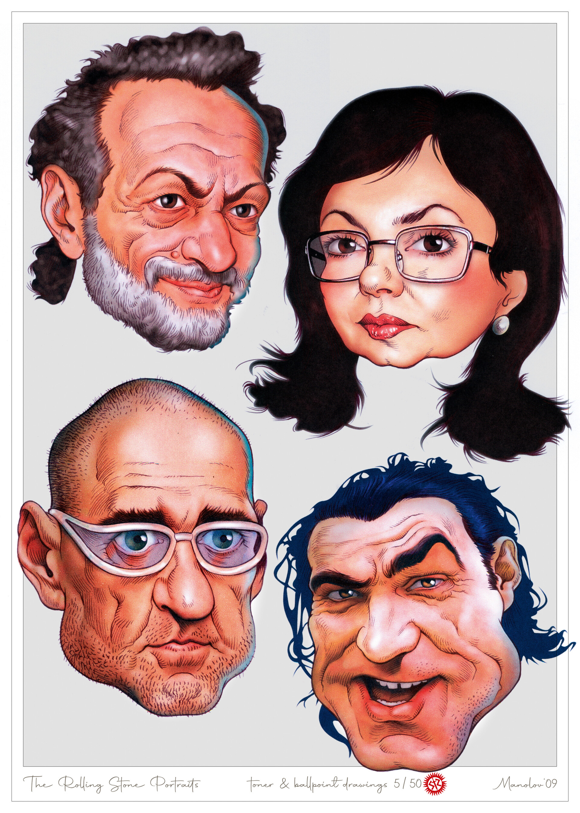 Artstation The Rolling Stone Portraits