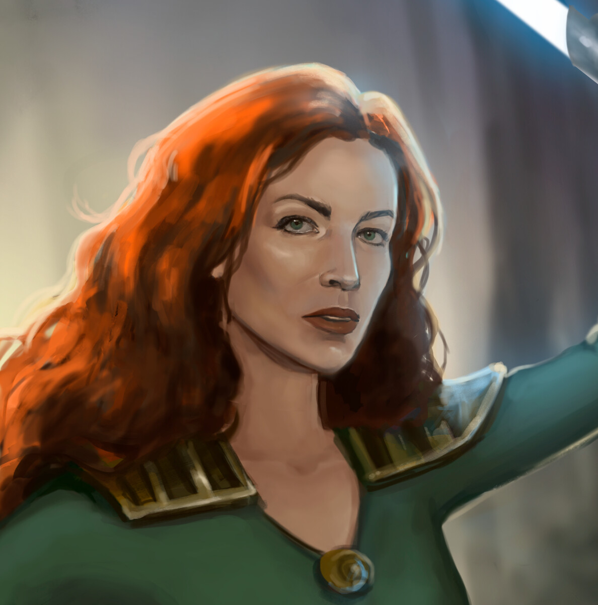 ArtStation - Mara Jade Skywalker - Illustration - Portrait - Star Wars