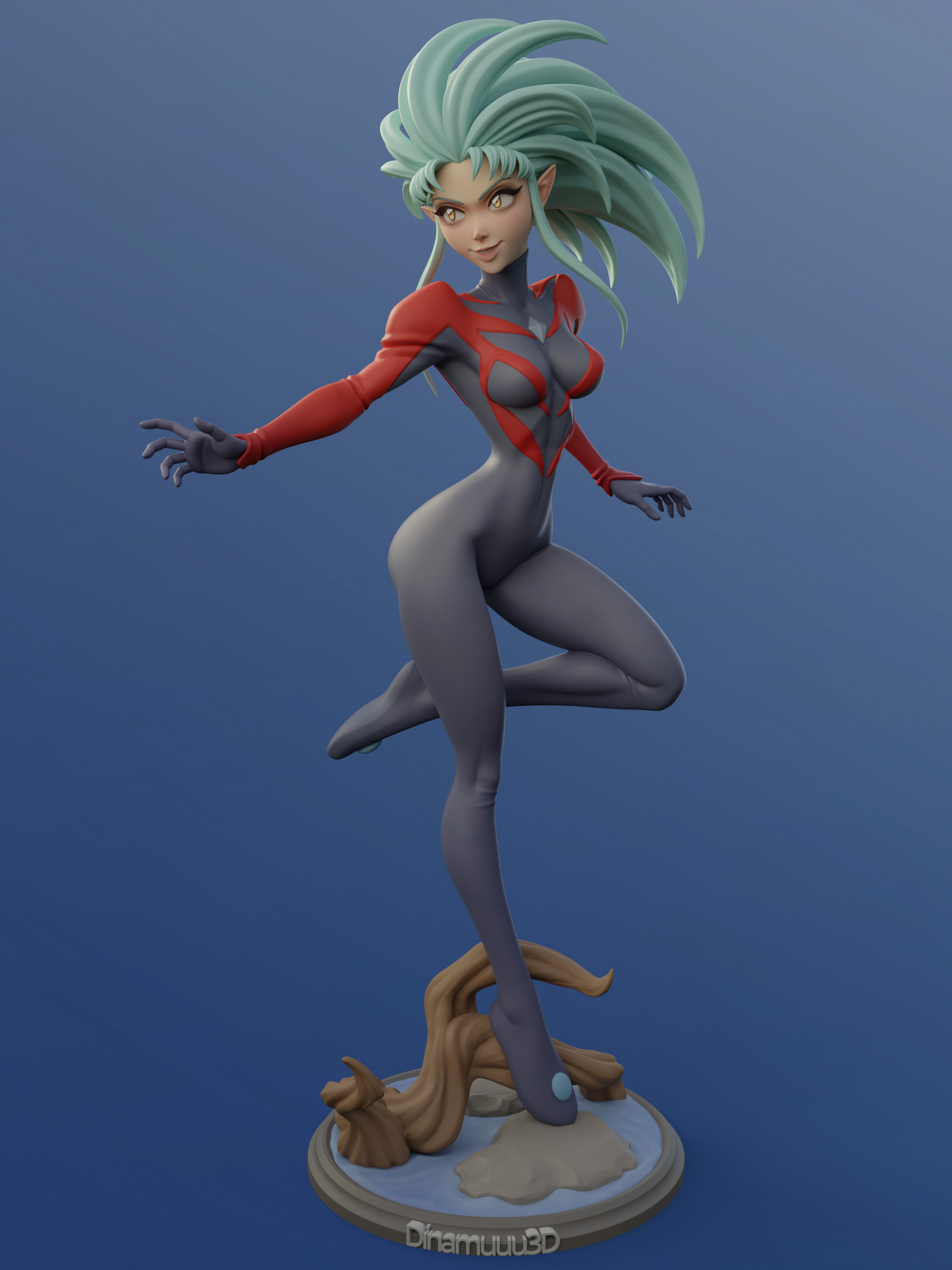 ArtStation - Ryoko Hakubi, Tenchi Muyo 3D Print Model
