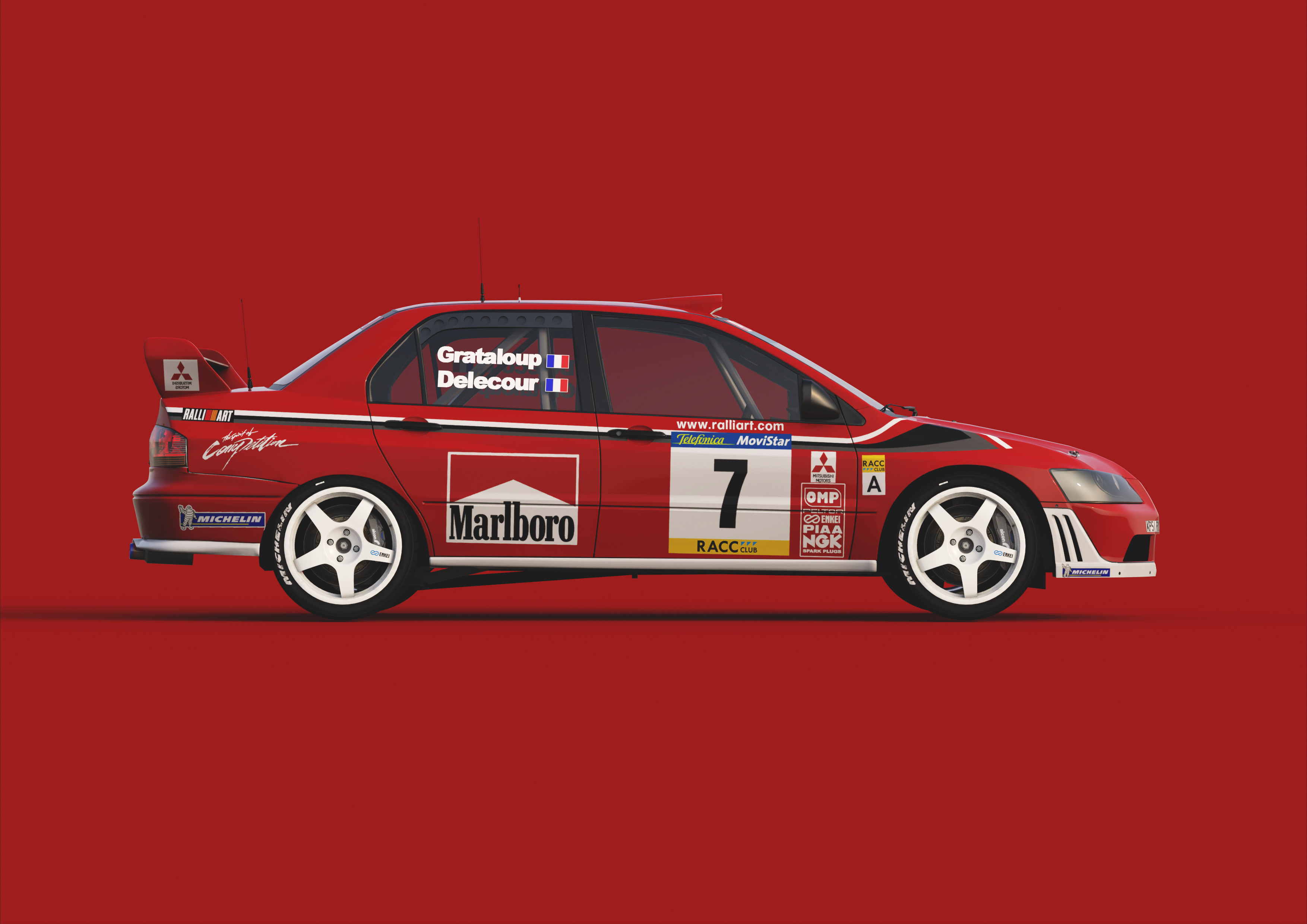 ArtStation - 2002 Mitsubishi Lancer Evolution WRC2