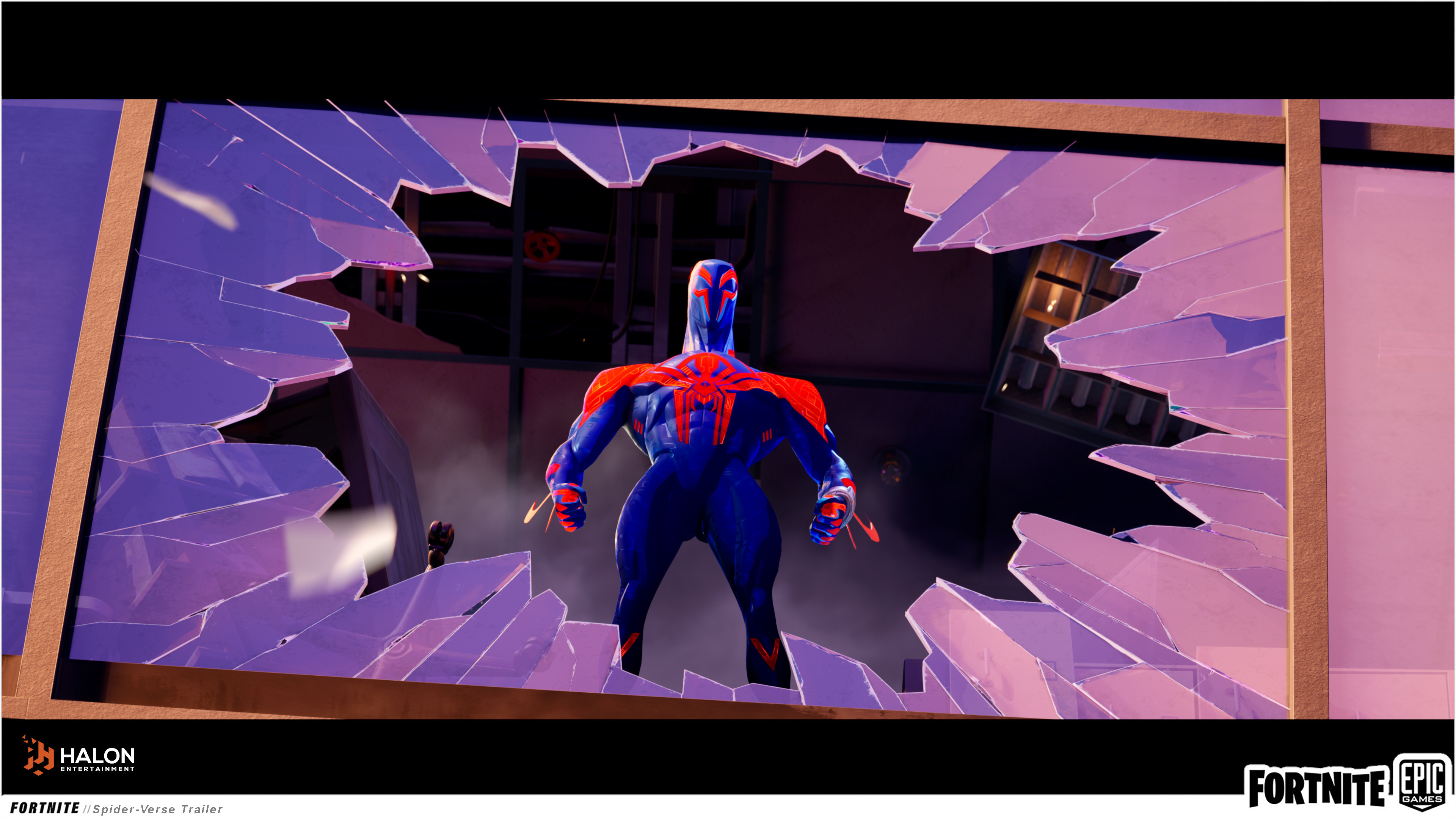 Responsible for Spider-Man 2099 character upres task and broken glass model.