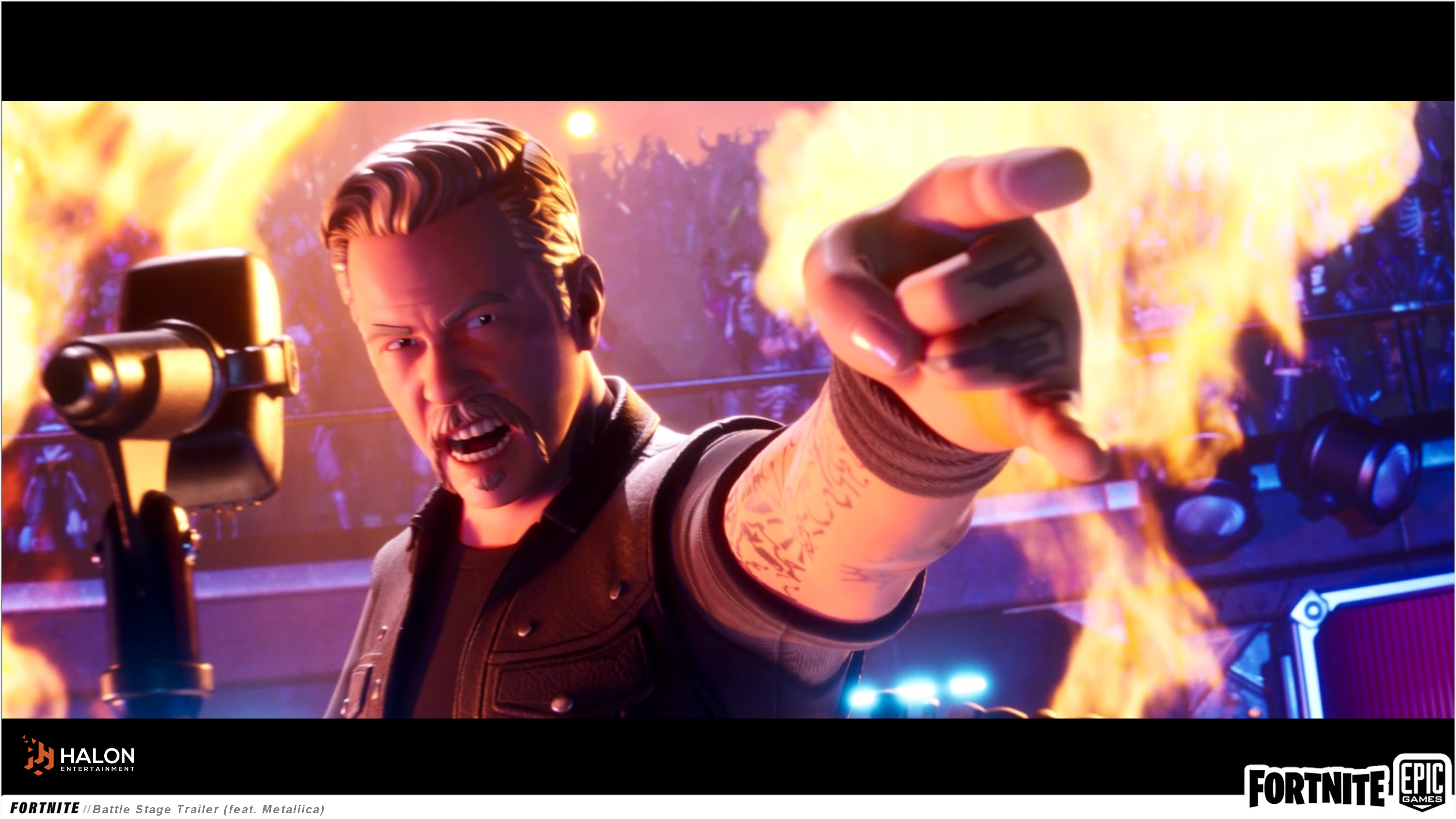 Responsible for James Hetfield character upres tasks and material/texture reworks.