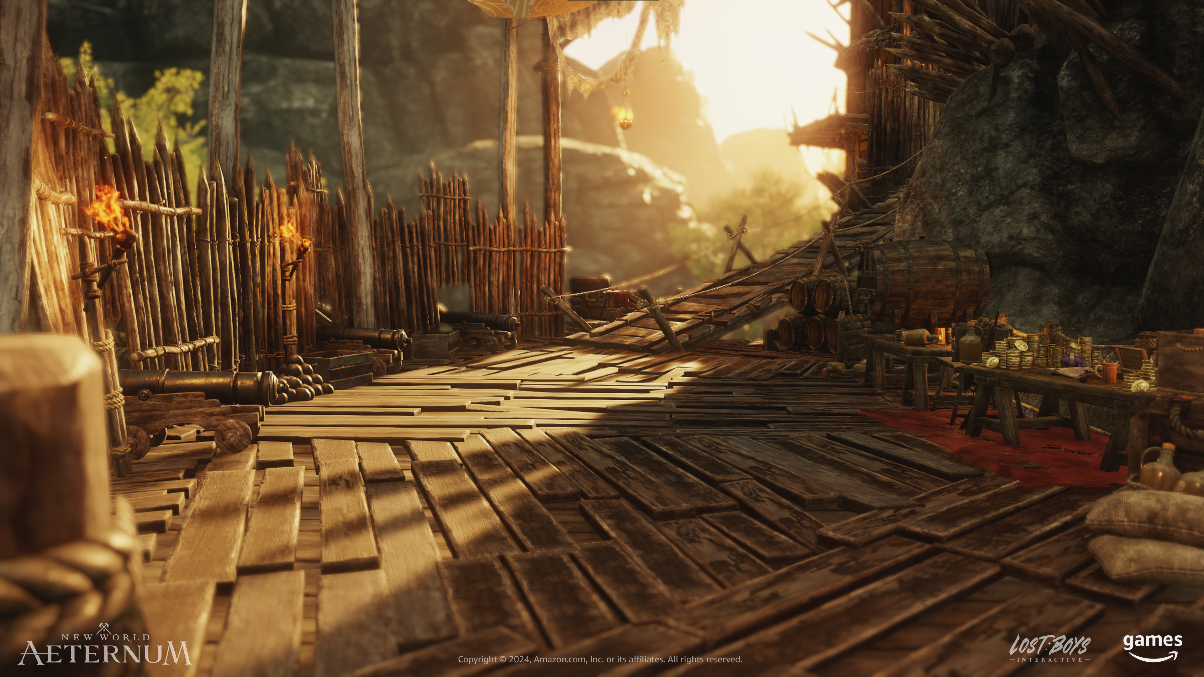 First level of fortified structure where NPC faction is counting their riches