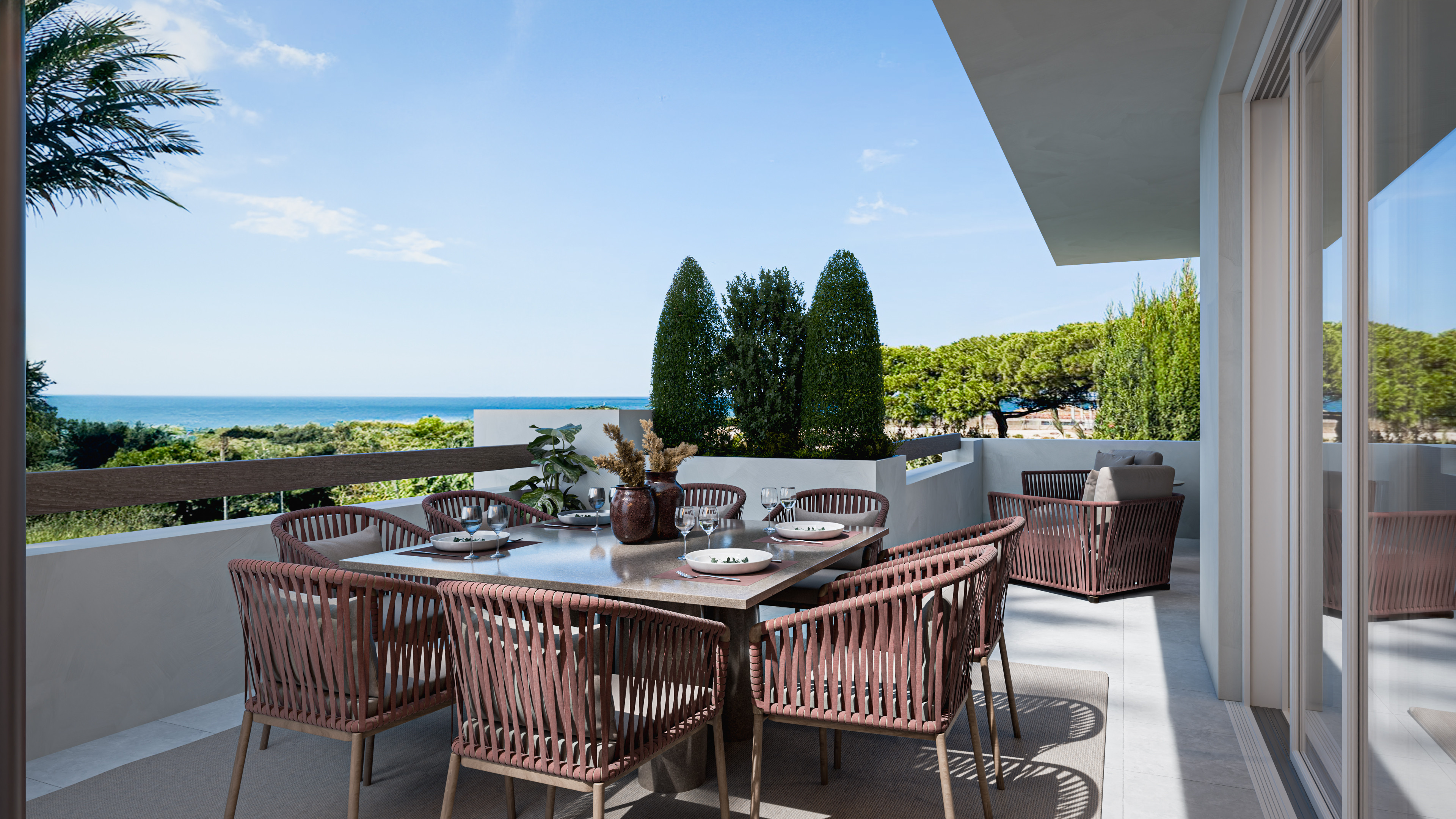 Terrace shot.