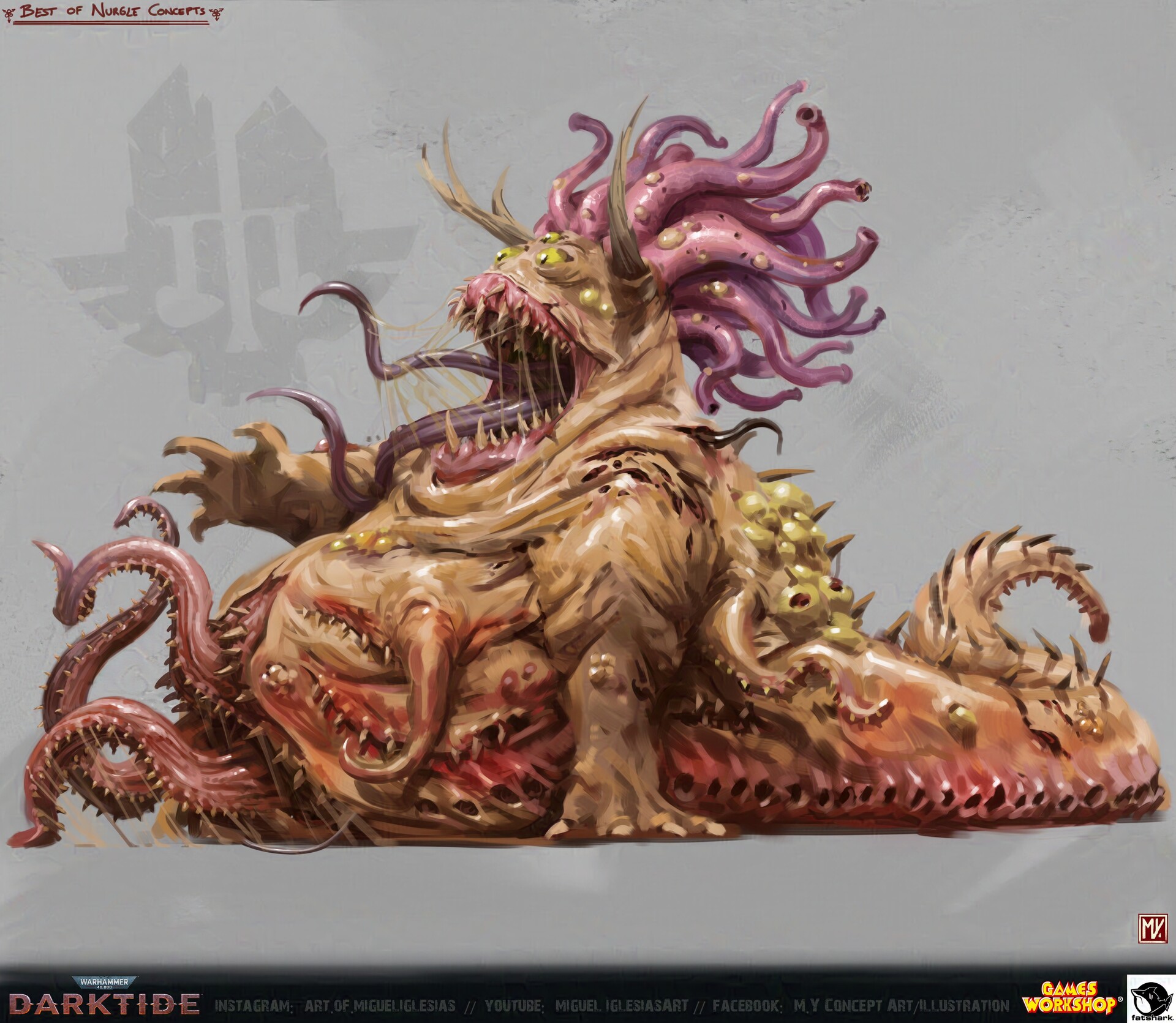 Miguel Iglesias - Warhammer 40000:Darktide- Demons- Character Concept ...