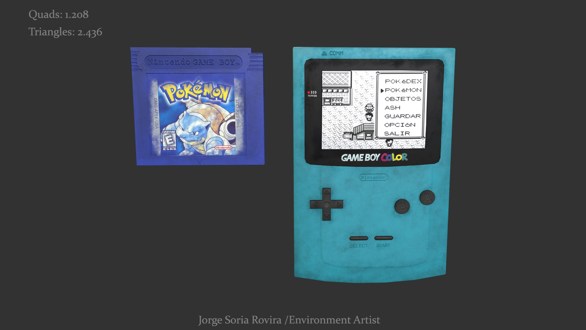 ArtStation - GameBoy Color