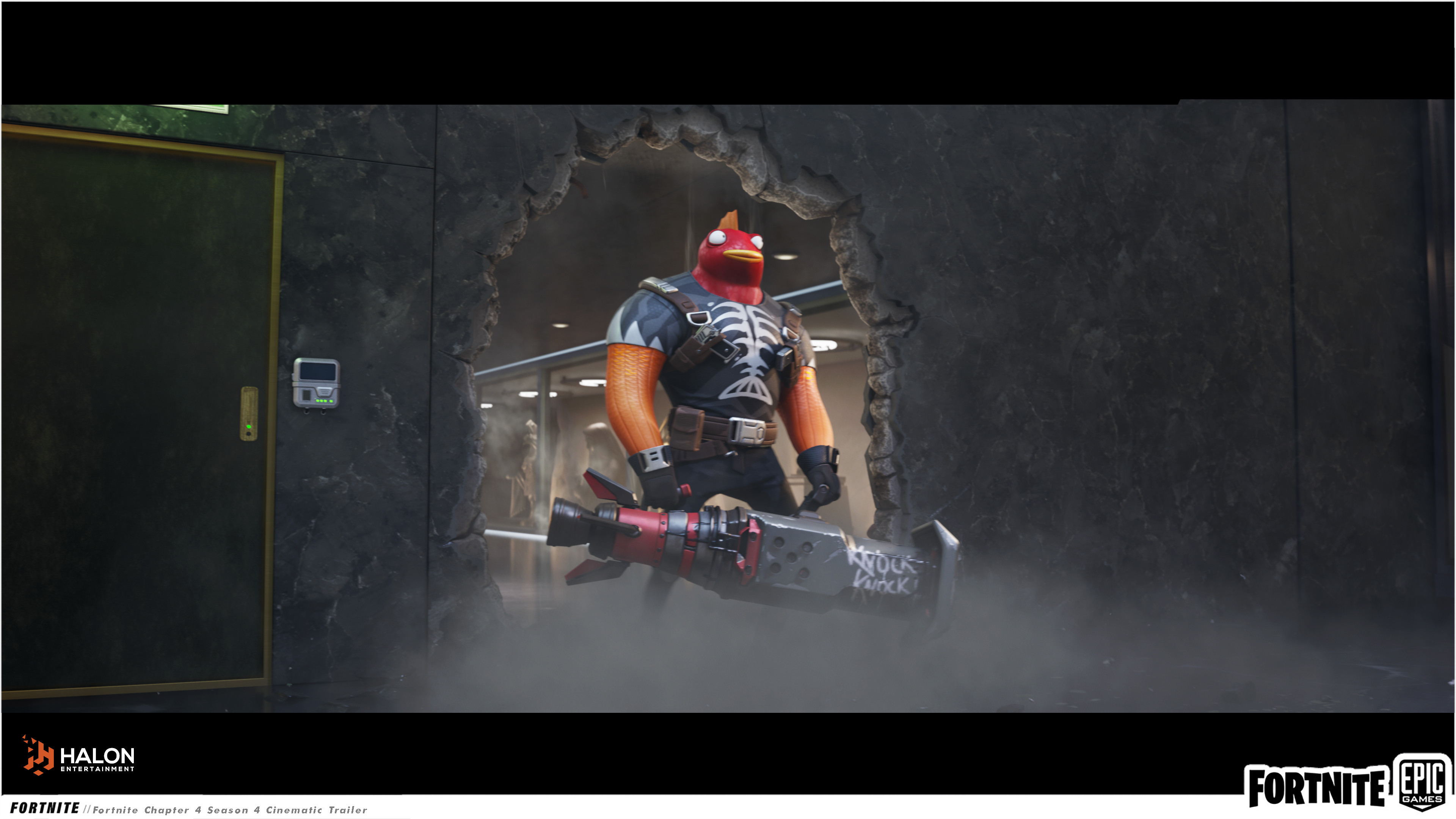 Responsible for sculpting, modeling, and texturing of break-away wall asset.