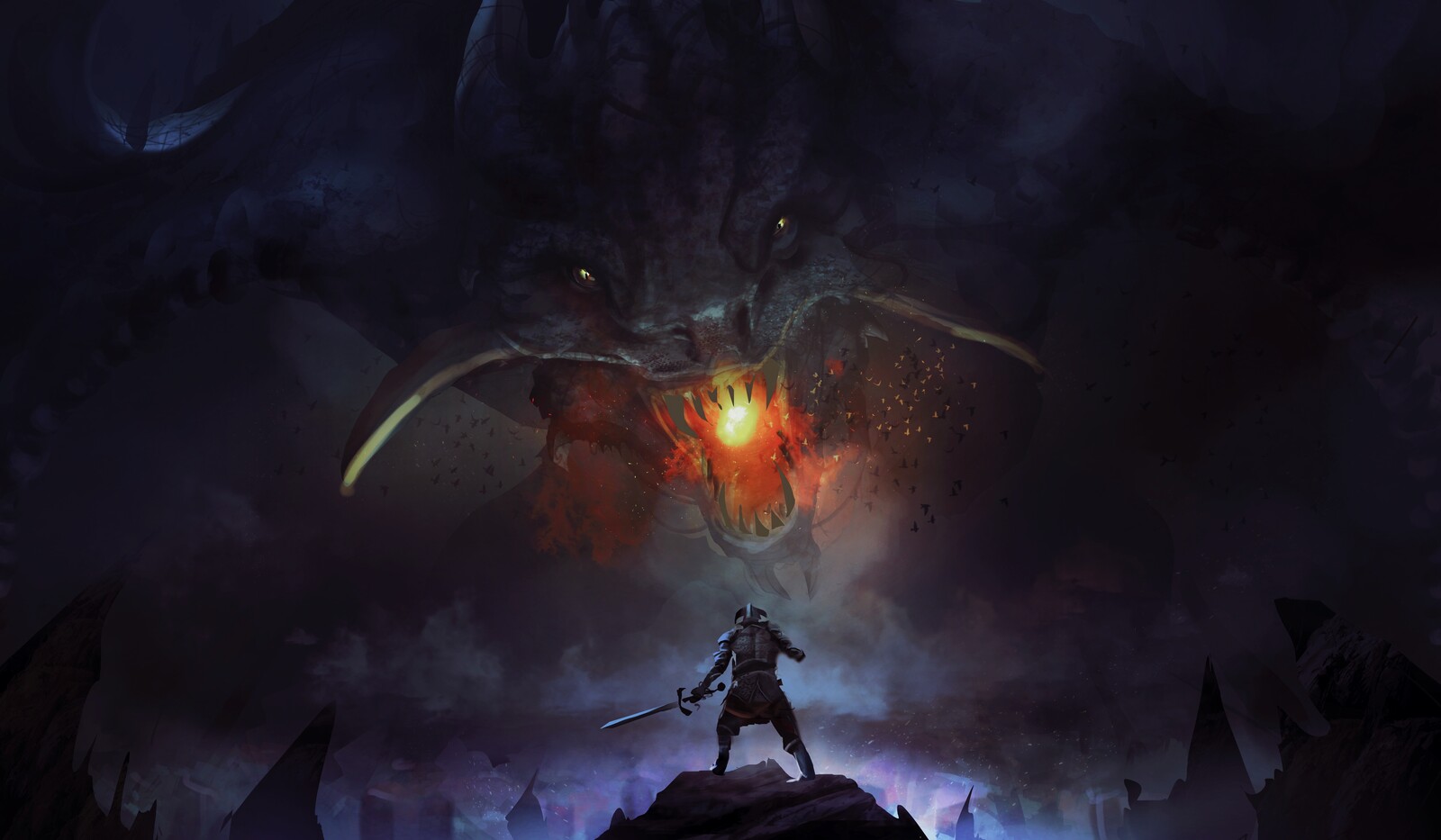World eater dragon vs dragonborn skyrim