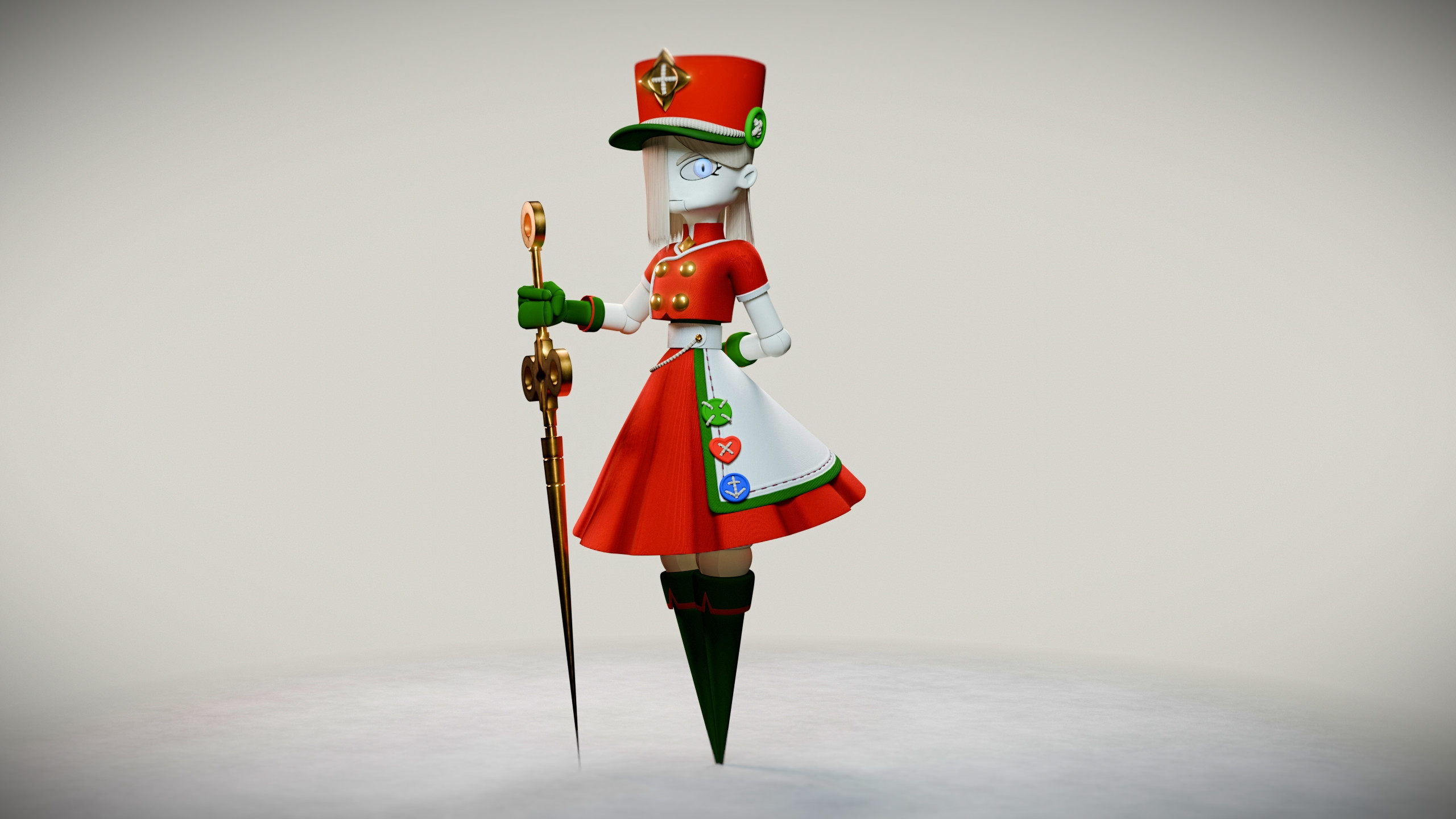 Christmas Themed Skin Normal Shading
