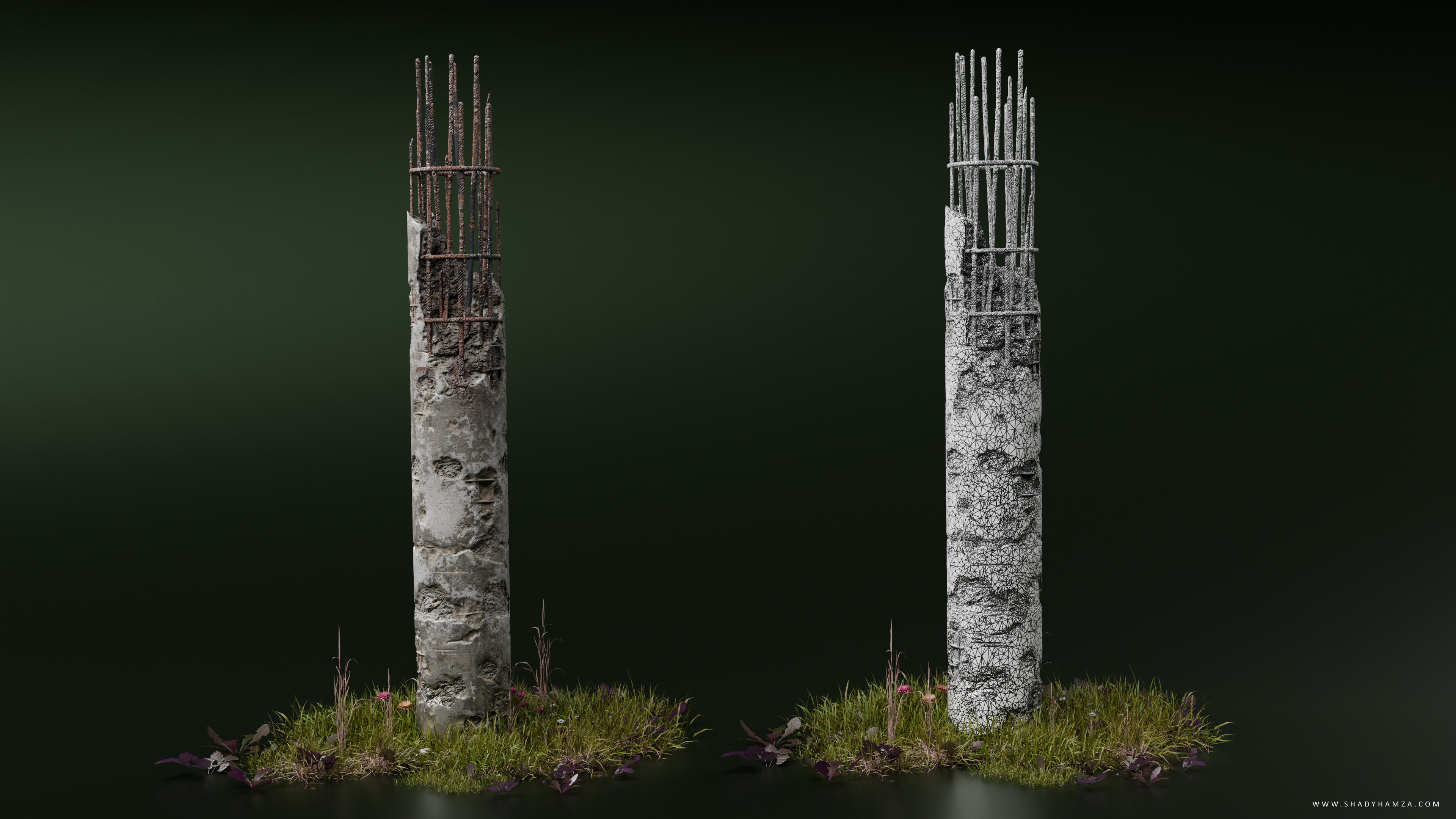 Despite their high visual quality, the models are built with Decimated low-poly structure, making them ideal for use in game design, VR/AR projects, film production, and more.