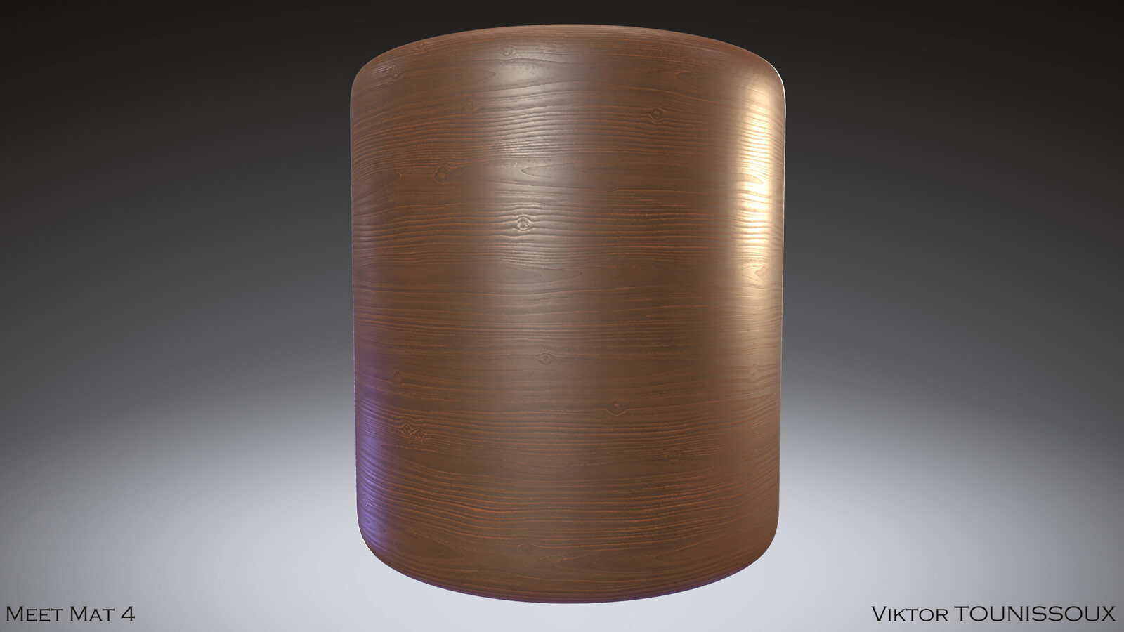 My basic material created on substance designer : walnut