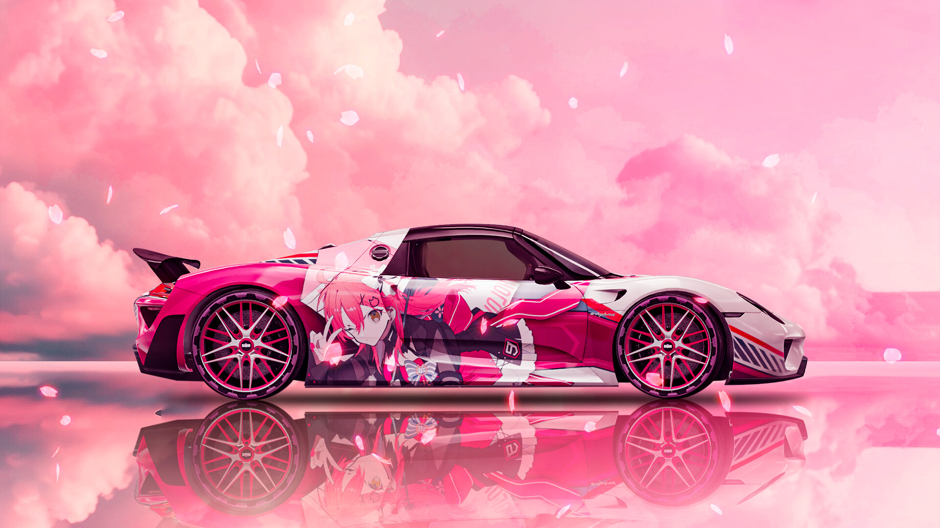ArtStation - PORSCHE 918 SPYDER X HOLOLIVE