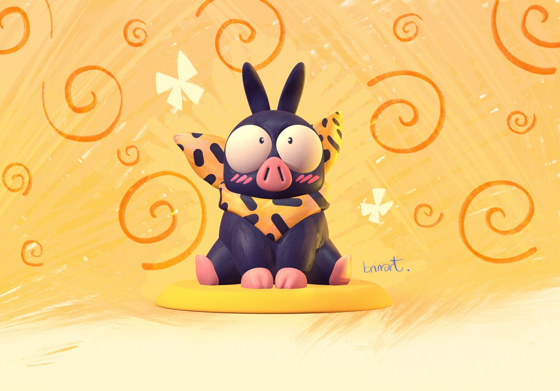 ArtStation - Ranma P-Chan 3D Sculpt