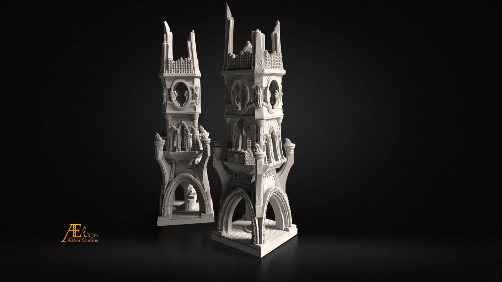 Tower of Roses Printable Terrain