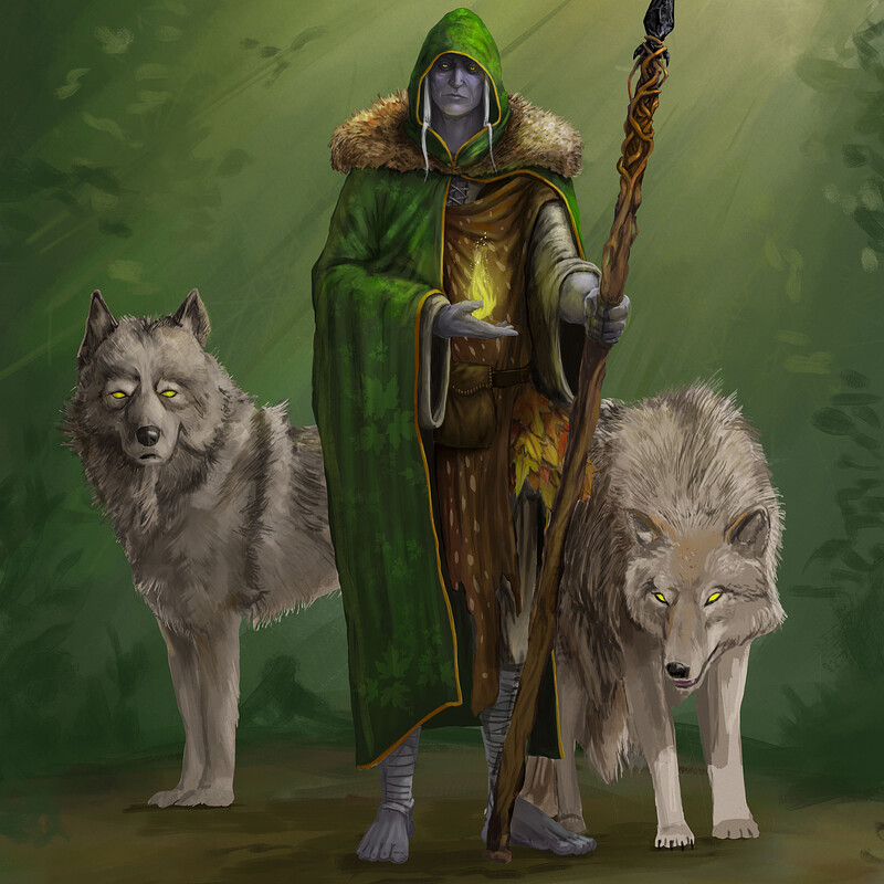 Drow Druid - Nadreen Do’Ate