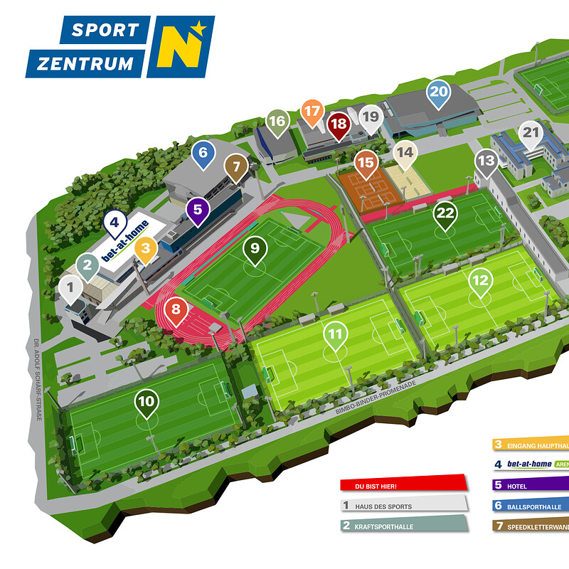 Sportzentrum Niederösterreich Map 