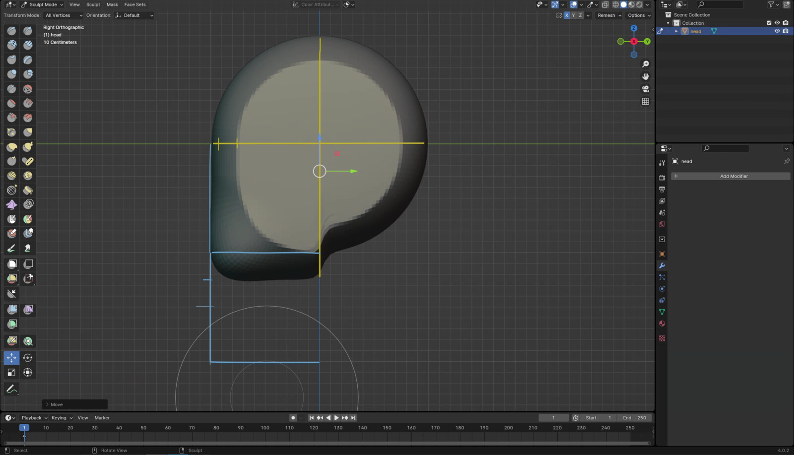 WIP sculpting